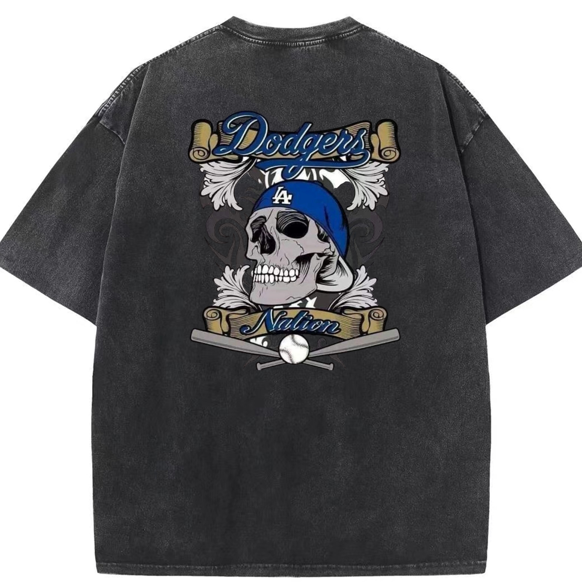  Washed Vintage 230g Cotton Oversized T-Shirt With Back Heat Transfer Print – Soft, Lightweight & Stylish – Comfortable Casual Wear For Sports & Everyday Use