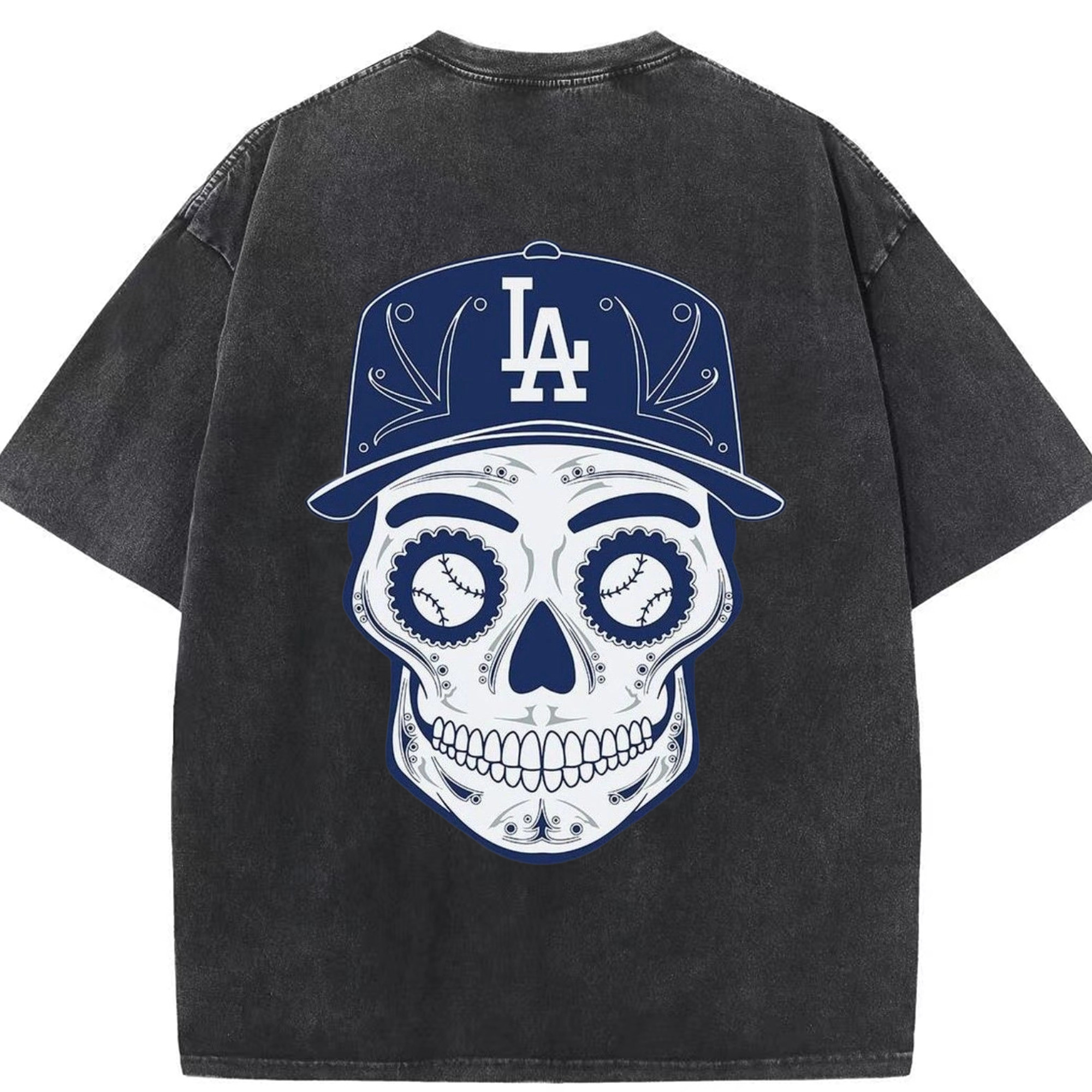  Washed Vintage 230g Cotton Oversized T-Shirt With Back Heat Transfer Print – Soft, Lightweight & Stylish – Comfortable Casual Wear For Sports & Everyday Use