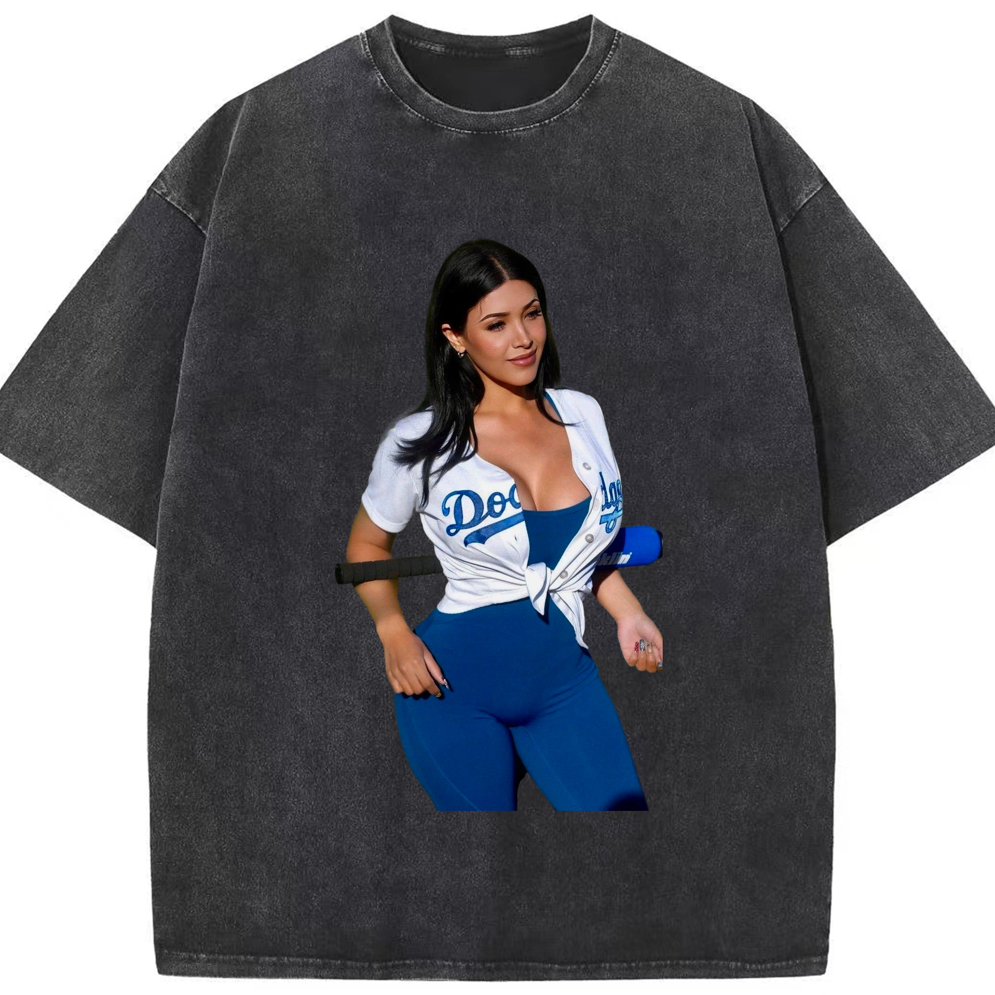  Washed Vintage Look 230g Cotton Oversized T-Shirt With Front Heat Transfer Print – Soft, Lightweight, Stylish Fit – Comfortable Casual Wear For Sports & Everyday Use