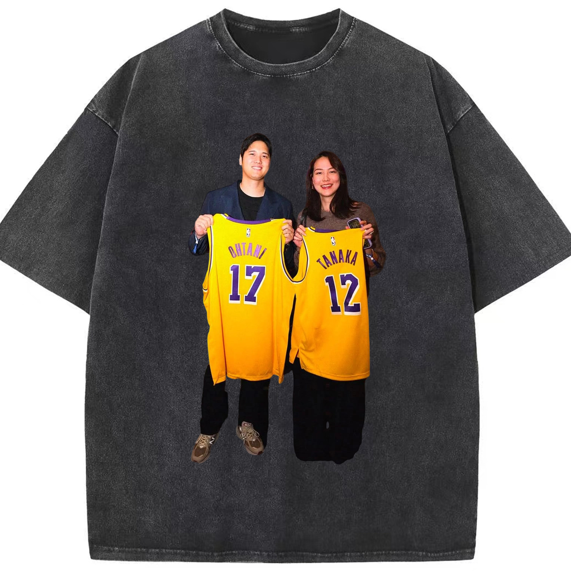  Washed Vintage Look 230g Cotton Oversized T-Shirt With Front Heat Transfer Print – Soft, Lightweight, Stylish Fit – Comfortable Casual Wear For Sports & Everyday Use