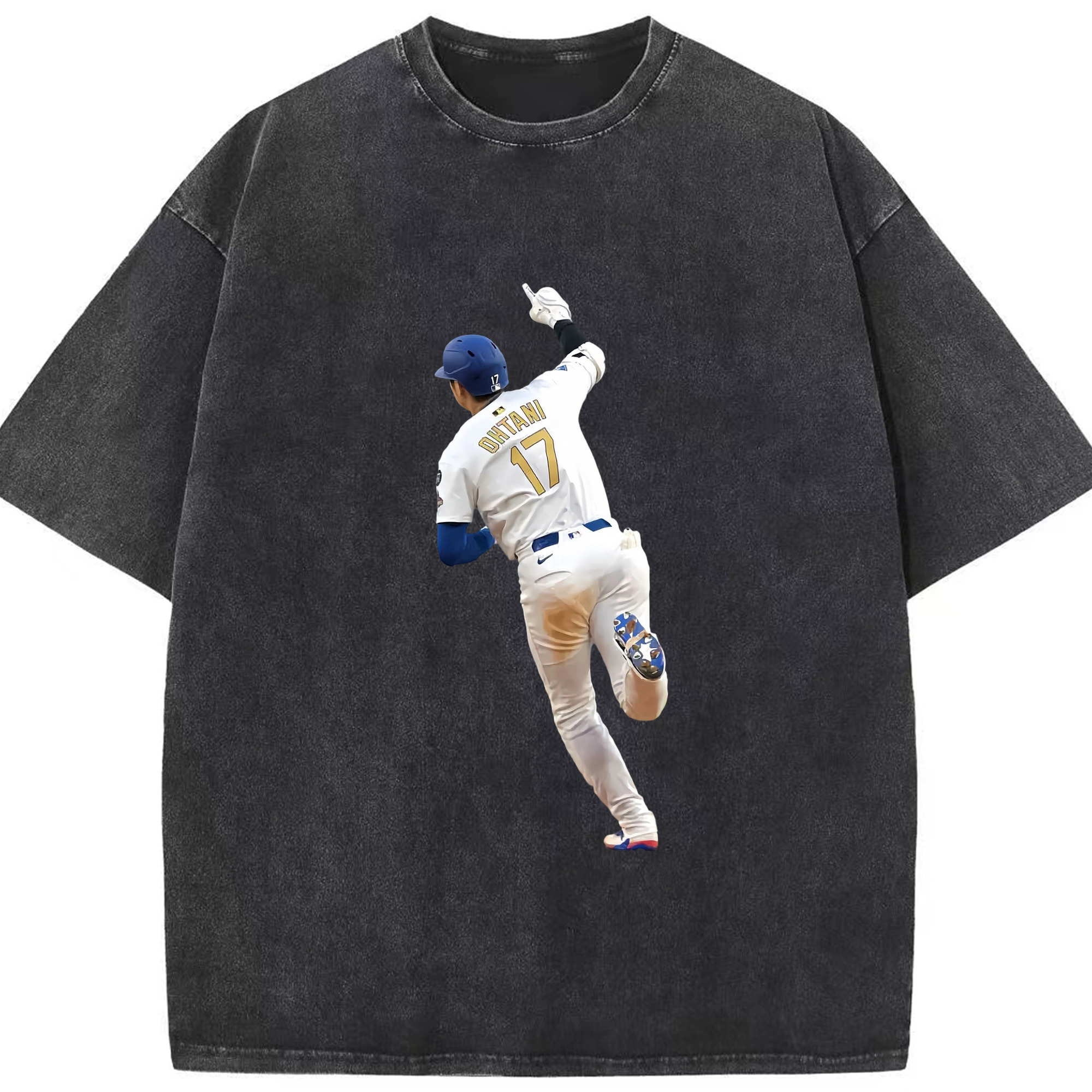  Washed Vintage Look 230g Cotton Oversized T-Shirt With Front Heat Transfer Print – Soft, Lightweight, Stylish Fit – Comfortable Casual Wear For Sports & Everyday Use