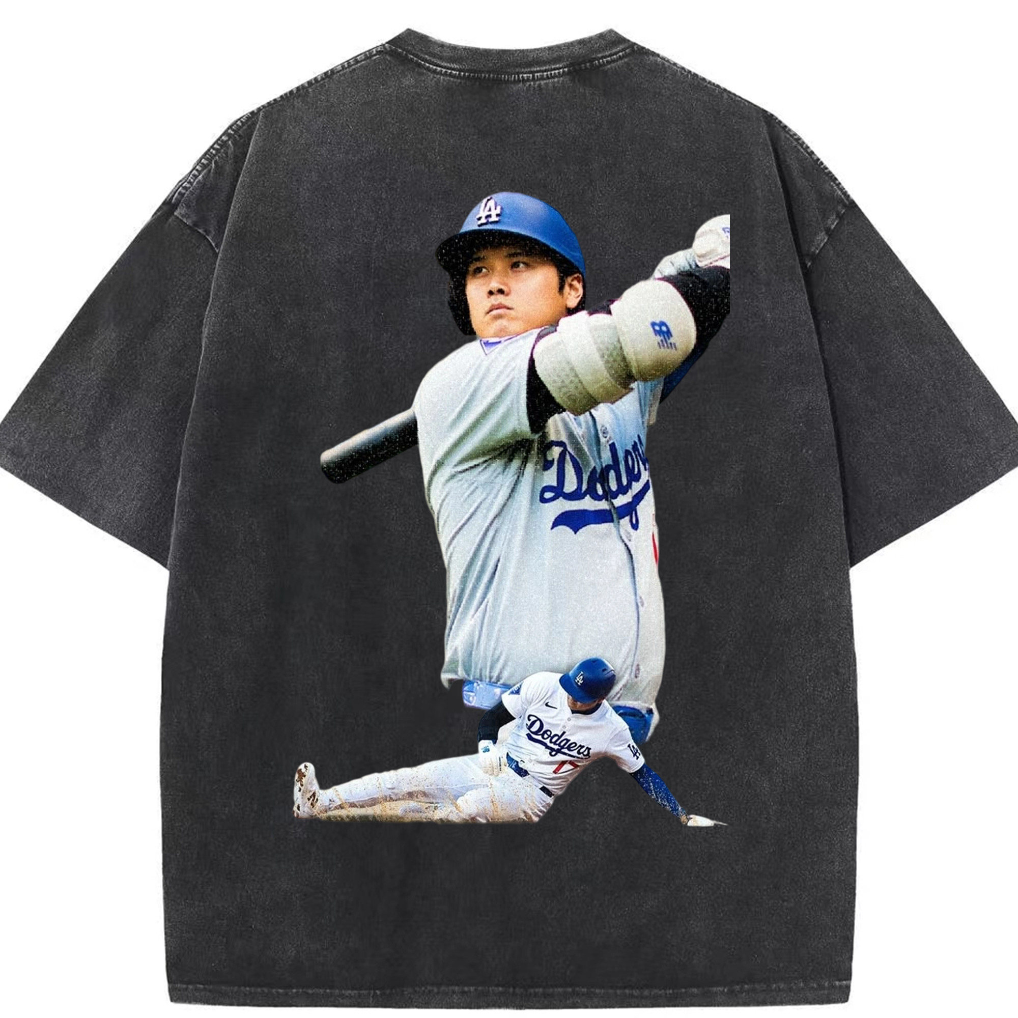  Washed Vintage 230g Cotton Oversized T-Shirt With Back Heat Transfer Print – Soft, Lightweight & Stylish – Comfortable Casual Wear For Sports & Everyday Use