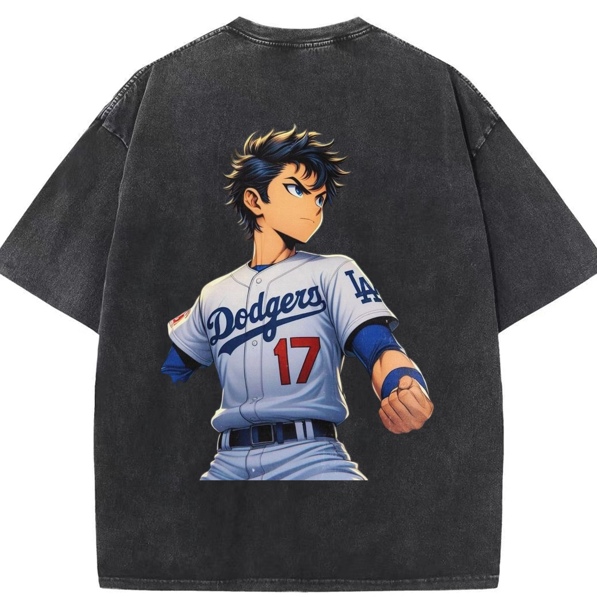  Washed Vintage 230g Cotton Oversized T-Shirt With Back Heat Transfer Print – Soft, Lightweight & Stylish – Comfortable Casual Wear For Sports & Everyday Use