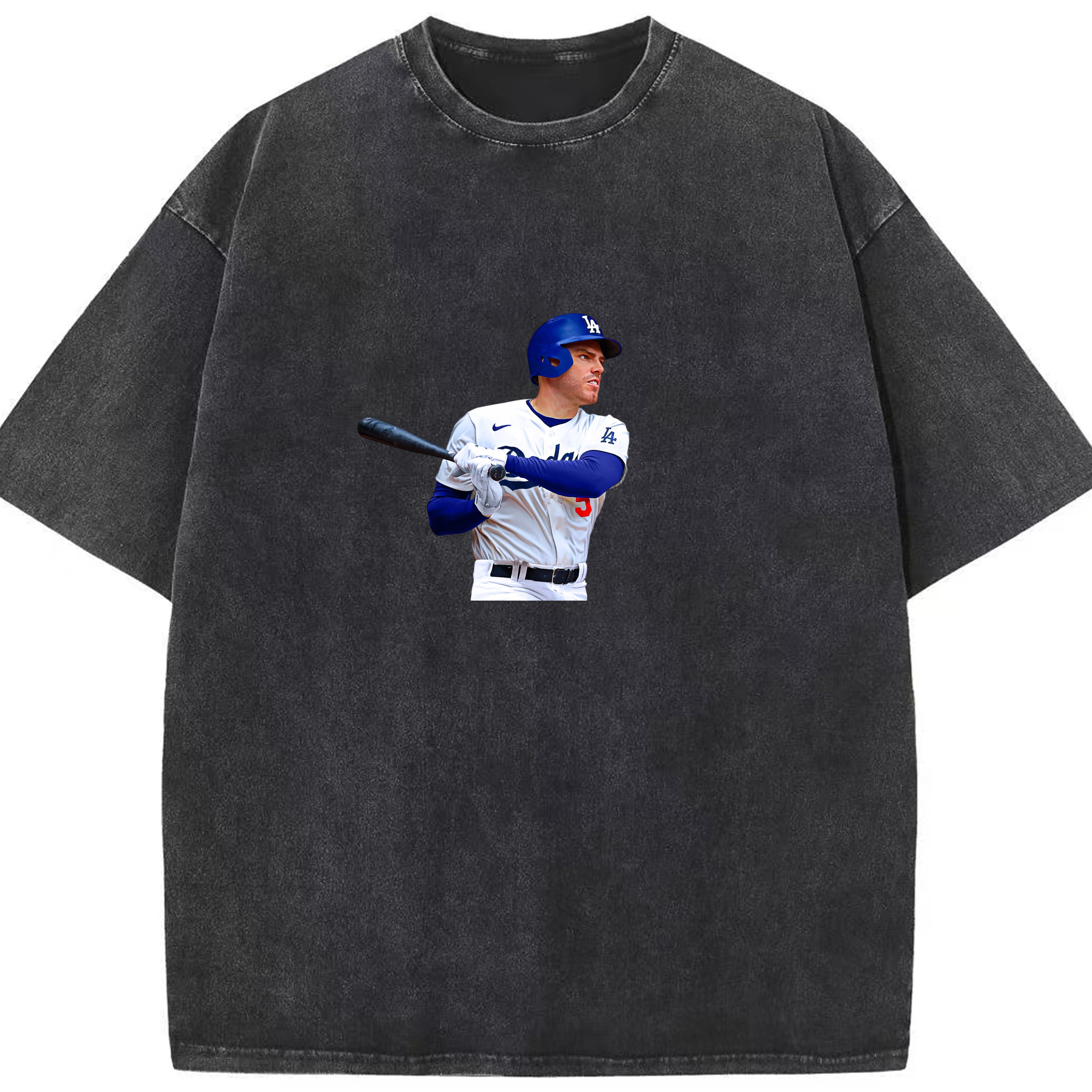  Washed Vintage Look 230g Cotton Oversized T-Shirt With Front Heat Transfer Print – Soft, Lightweight, Stylish Fit – Comfortable Casual Wear For Sports & Everyday Use