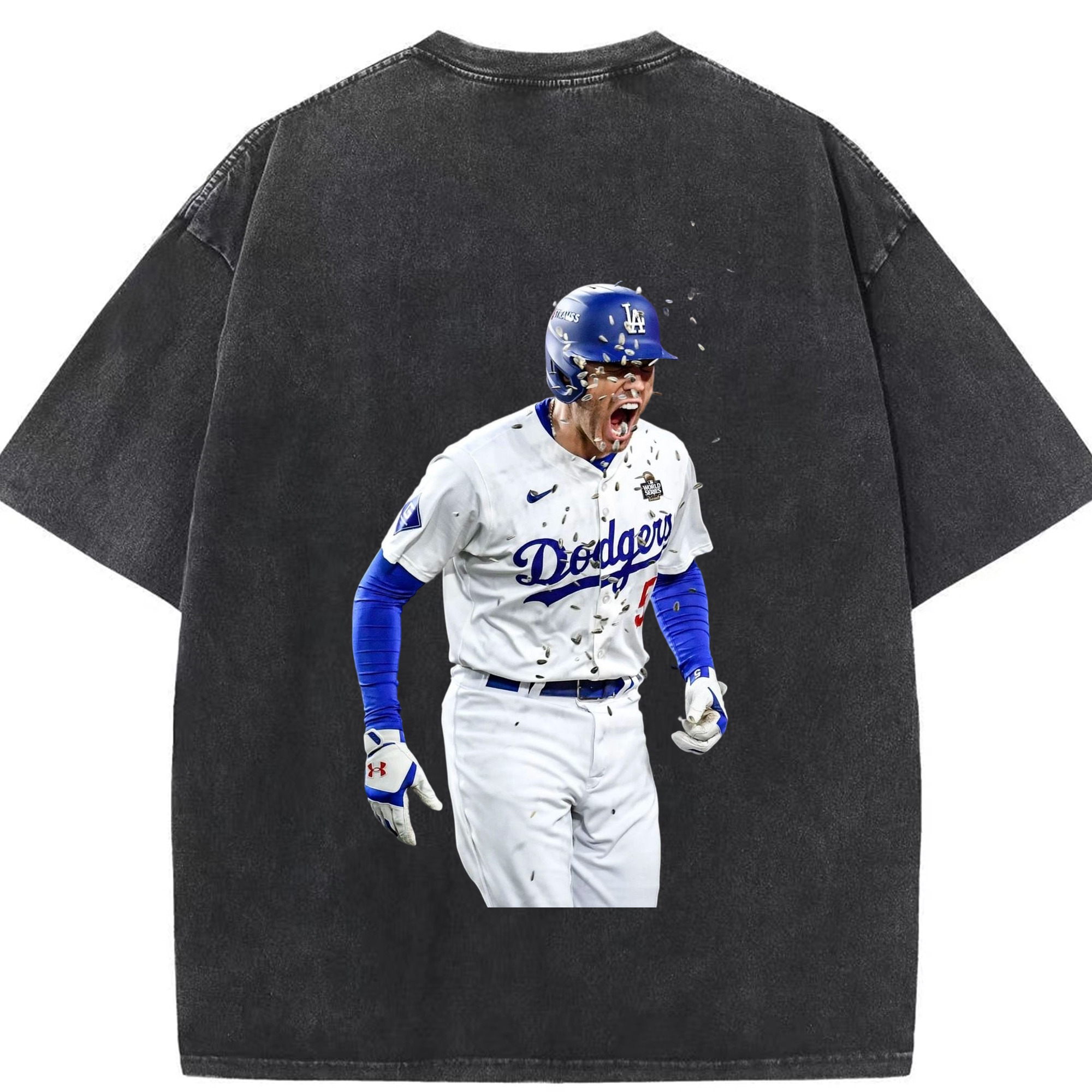  Washed Vintage 230g Cotton Oversized T-Shirt With Back Heat Transfer Print – Soft, Lightweight & Stylish – Comfortable Casual Wear For Sports & Everyday Use