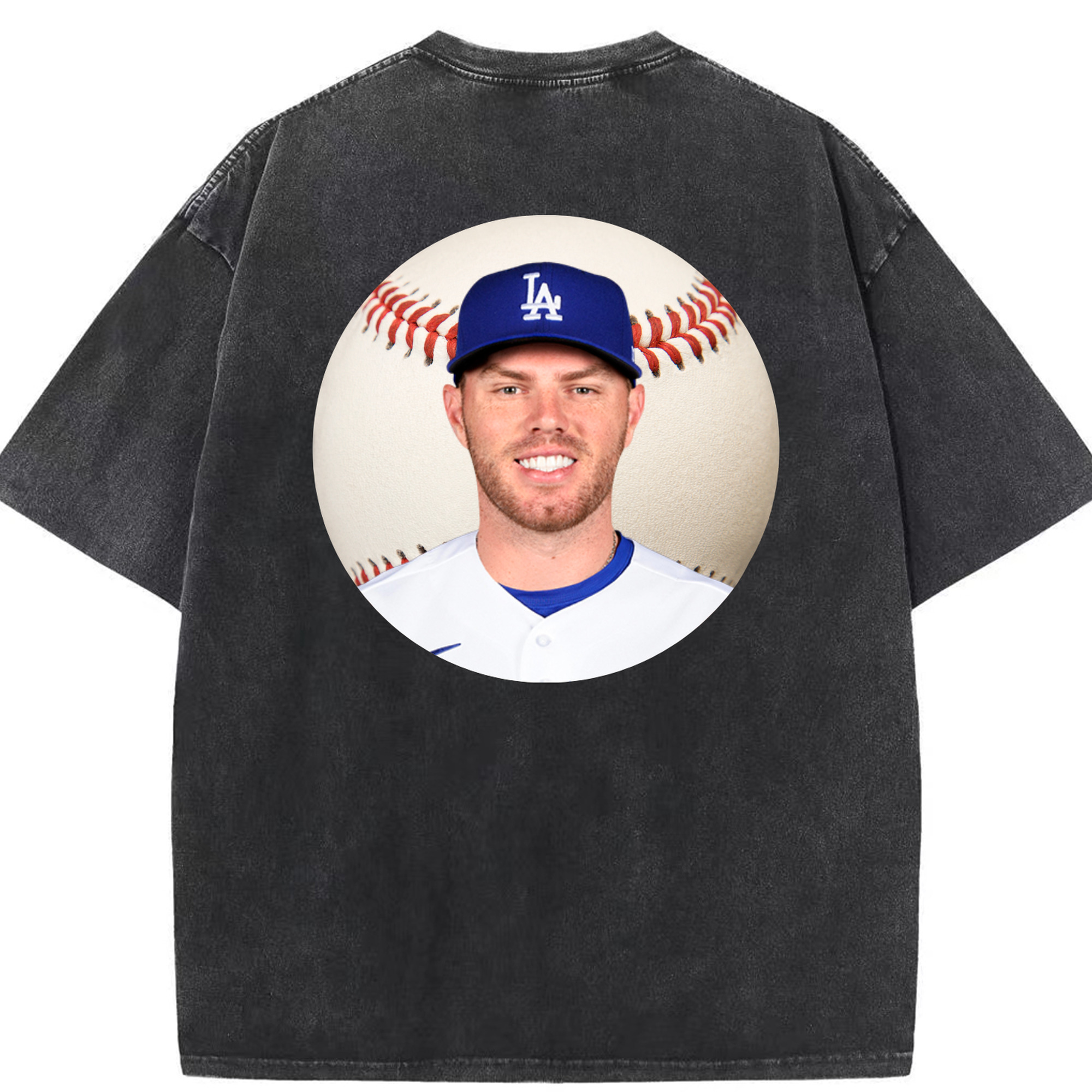  Washed Vintage 230g Cotton Oversized T-Shirt With Back Heat Transfer Print – Soft, Lightweight & Stylish – Comfortable Casual Wear For Sports & Everyday Use