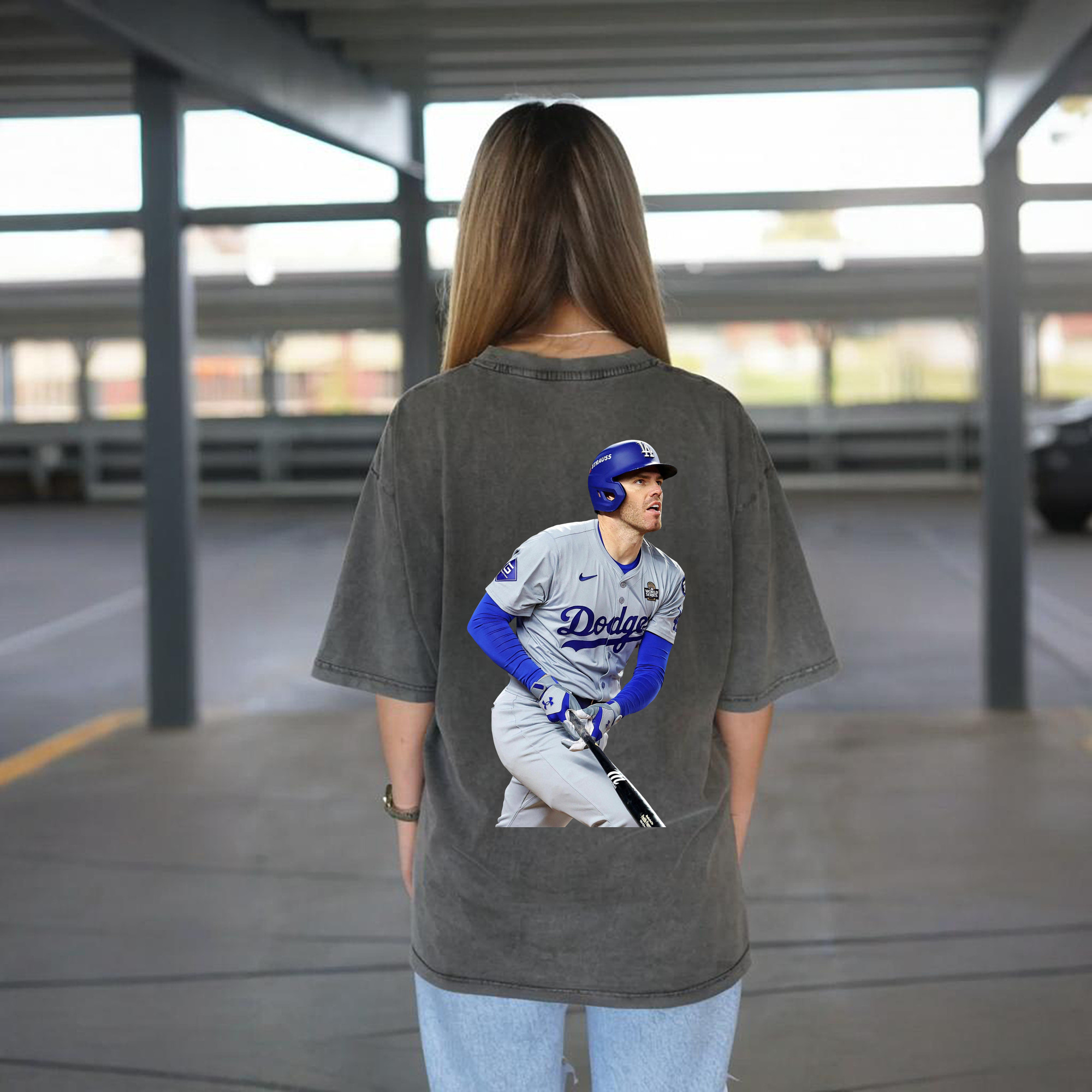  Washed Vintage 230g Cotton Oversized T-Shirt With Back Heat Transfer Print – Soft, Lightweight & Stylish – Comfortable Casual Wear For Sports & Everyday Use