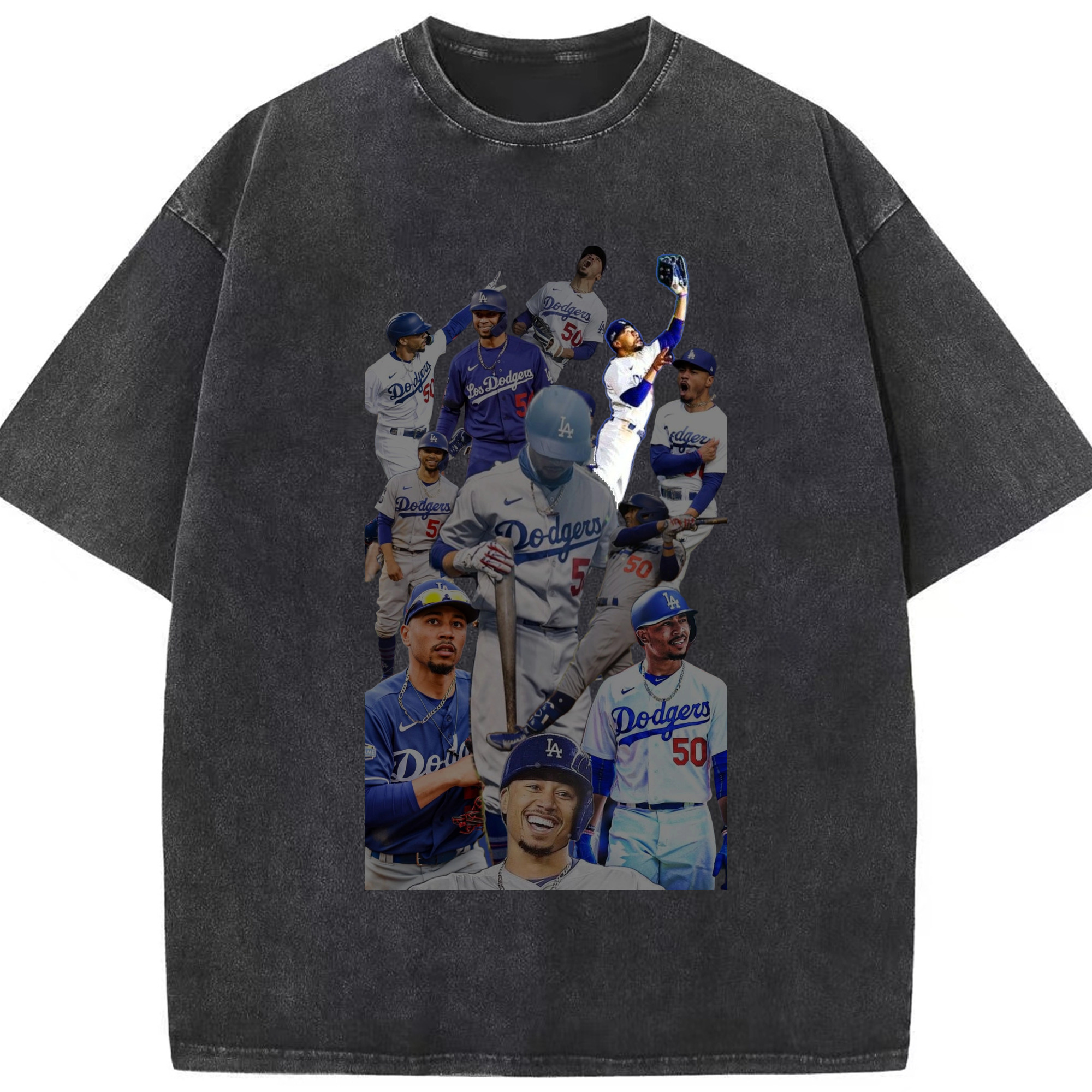  Washed Vintage Look 230g Cotton Oversized T-Shirt With Front Heat Transfer Print – Soft, Lightweight, Stylish Fit – Comfortable Casual Wear For Sports & Everyday Use