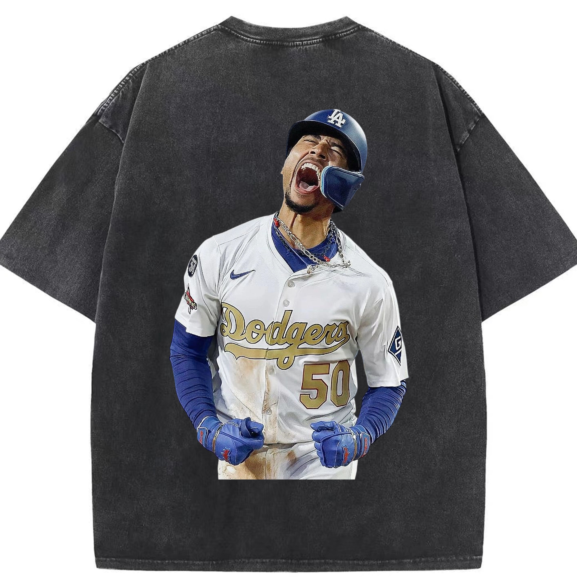  Washed Vintage 230g Cotton Oversized T-Shirt With Back Heat Transfer Print – Soft, Lightweight & Stylish – Comfortable Casual Wear For Sports & Everyday Use