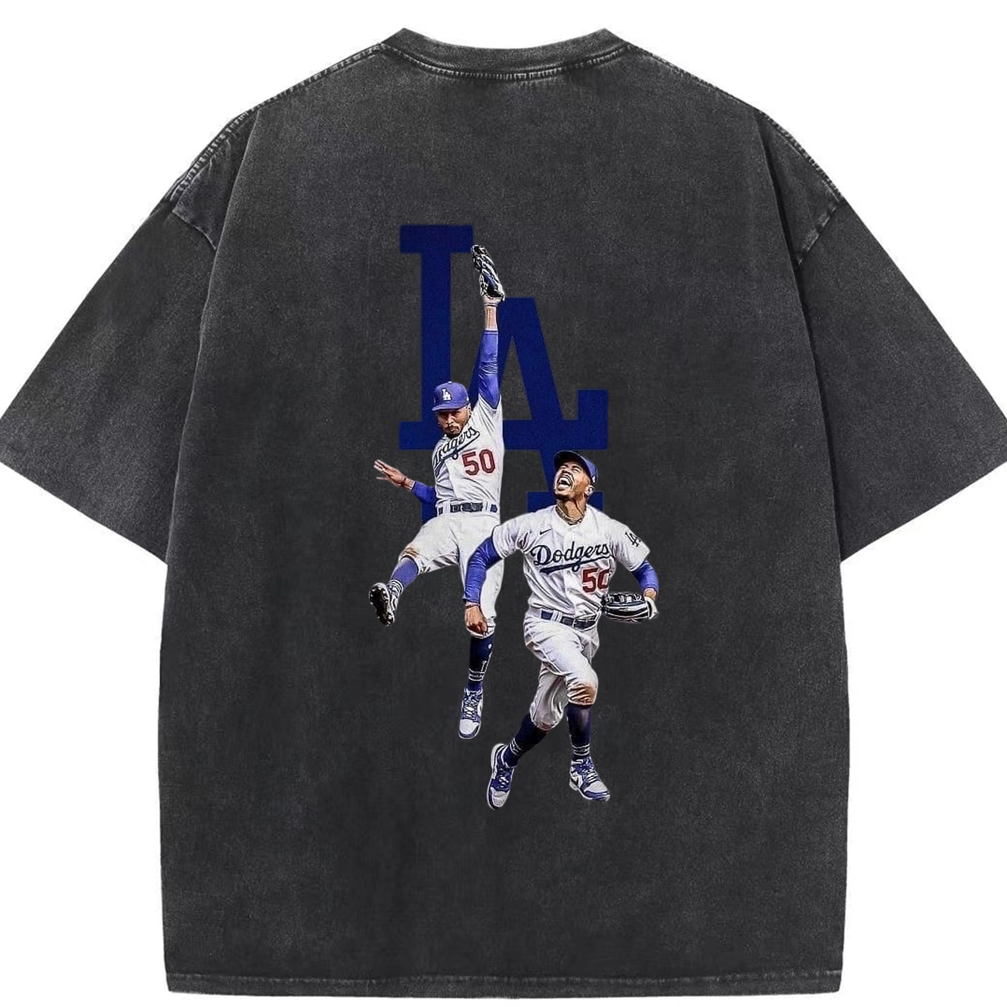  Washed Vintage 230g Cotton Oversized T-Shirt With Back Heat Transfer Print – Soft, Lightweight & Stylish – Comfortable Casual Wear For Sports & Everyday Use