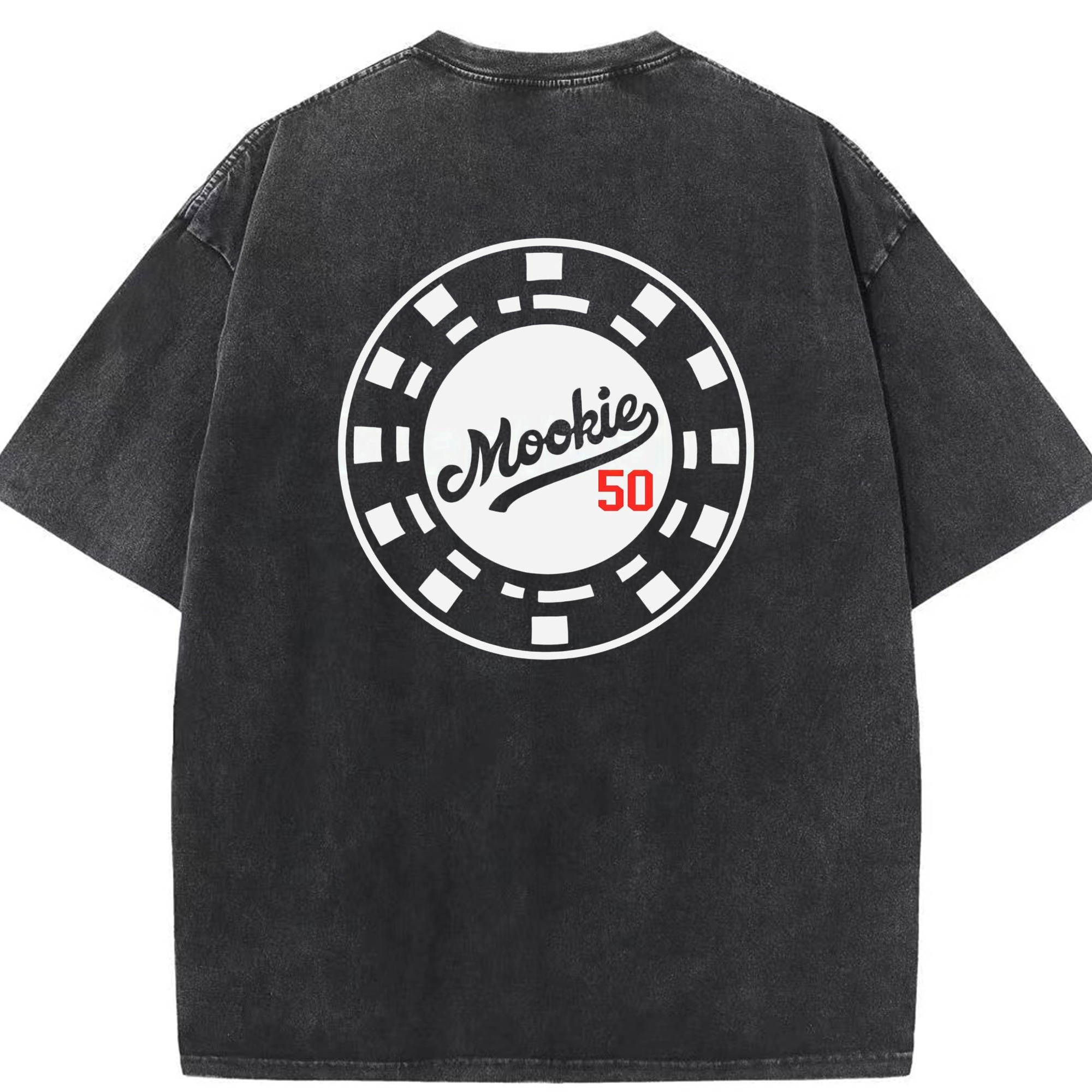  Washed Vintage 230g Cotton Oversized T-Shirt With Back Heat Transfer Print – Soft, Lightweight & Stylish – Comfortable Casual Wear For Sports & Everyday Use