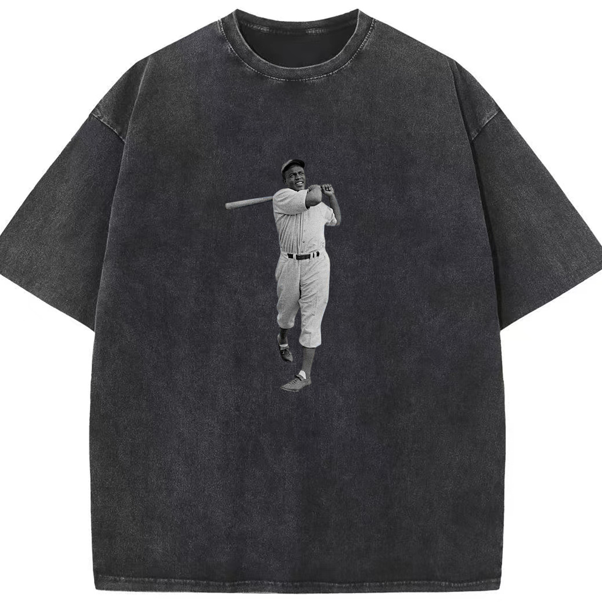  Washed Vintage Look 230g Cotton Oversized T-Shirt With Front Heat Transfer Print – Soft, Lightweight, Stylish Fit – Comfortable Casual Wear For Sports & Everyday Use