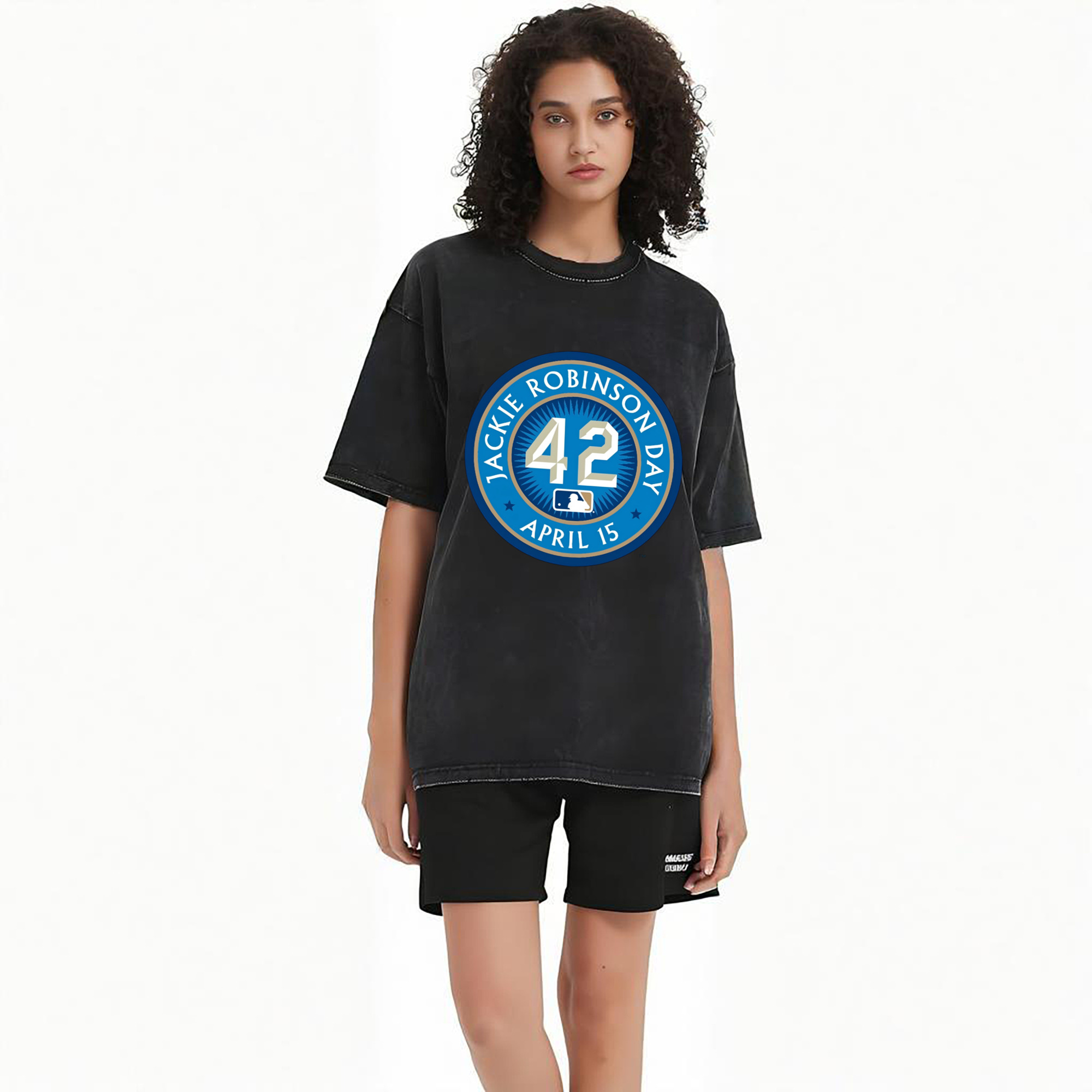  Washed Vintage Look 230g Cotton Oversized T-Shirt With Front Heat Transfer Print – Soft, Lightweight, Stylish Fit – Comfortable Casual Wear For Sports & Everyday Use