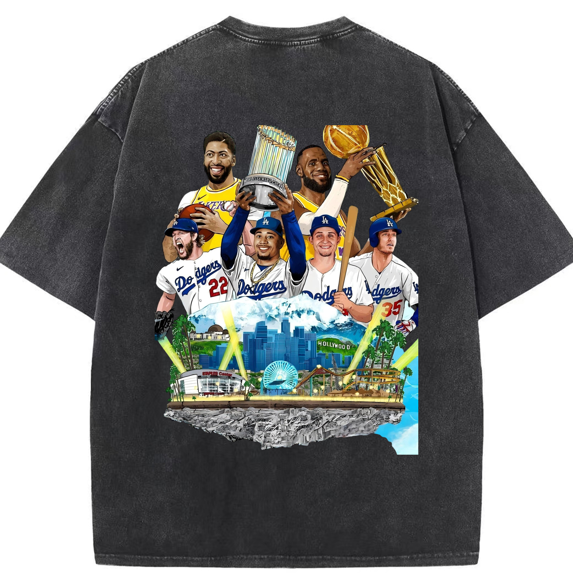  Washed Vintage 230g Cotton Oversized T-Shirt With Back Heat Transfer Print – Soft, Lightweight & Stylish – Comfortable Casual Wear For Sports & Everyday Use