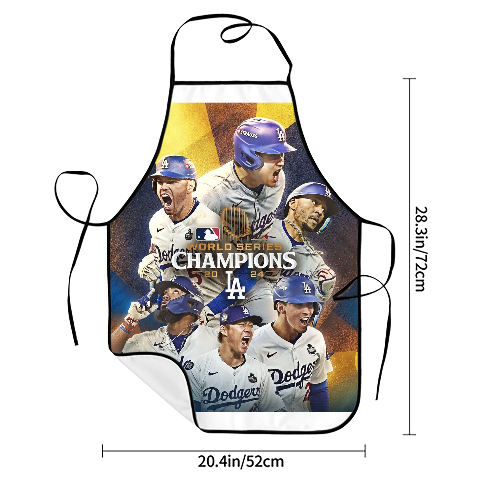  Stain-Resistant Polyester Apron With Pocket – Full Print, Waterproof, Anti-Wrinkle, Anti-Pilling – Ideal For Kitchen, BBQ, Restaurant, Salon & More