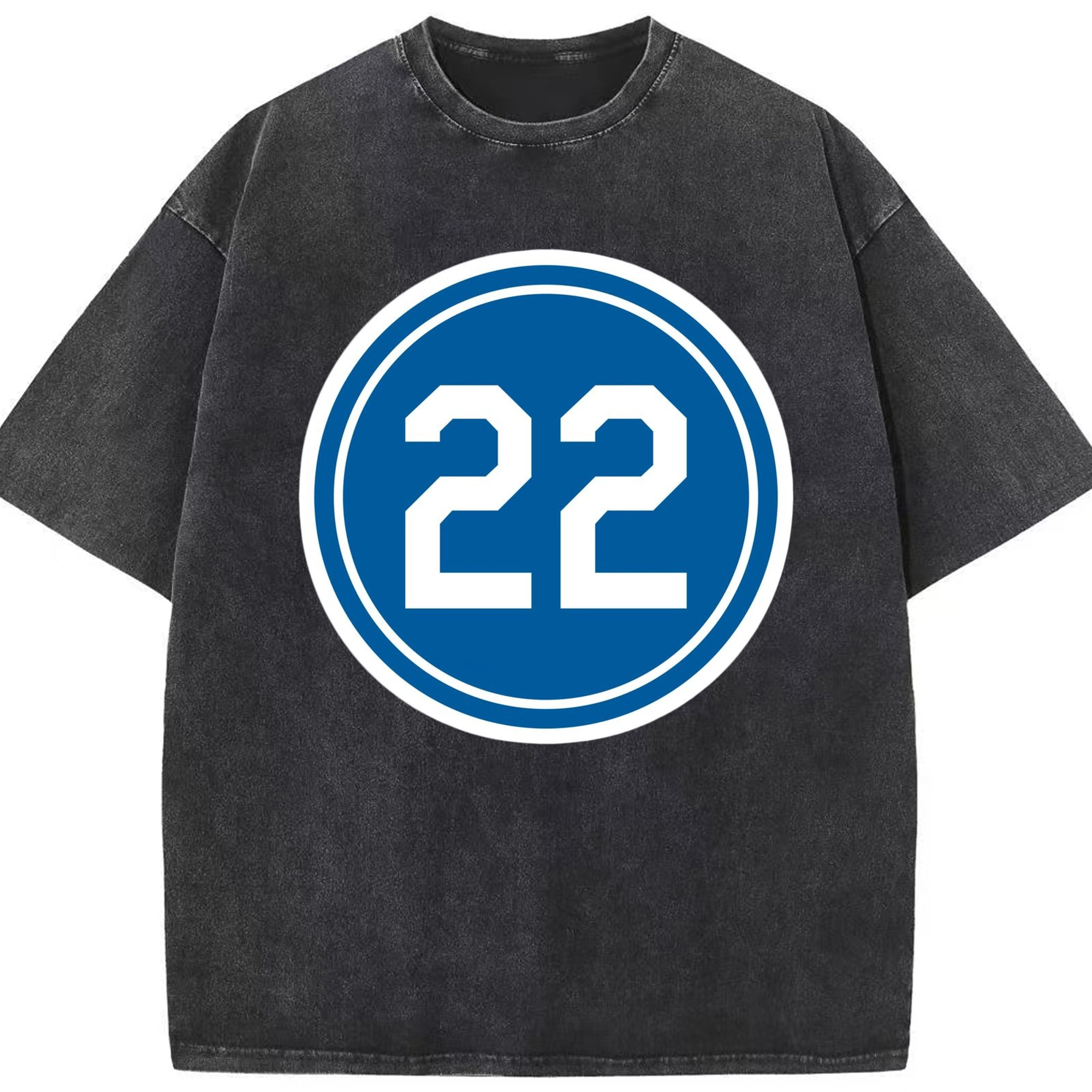  Washed Vintage Look 230g Cotton Oversized T-Shirt With Front Heat Transfer Print – Soft, Lightweight, Stylish Fit – Comfortable Casual Wear For Sports & Everyday Use