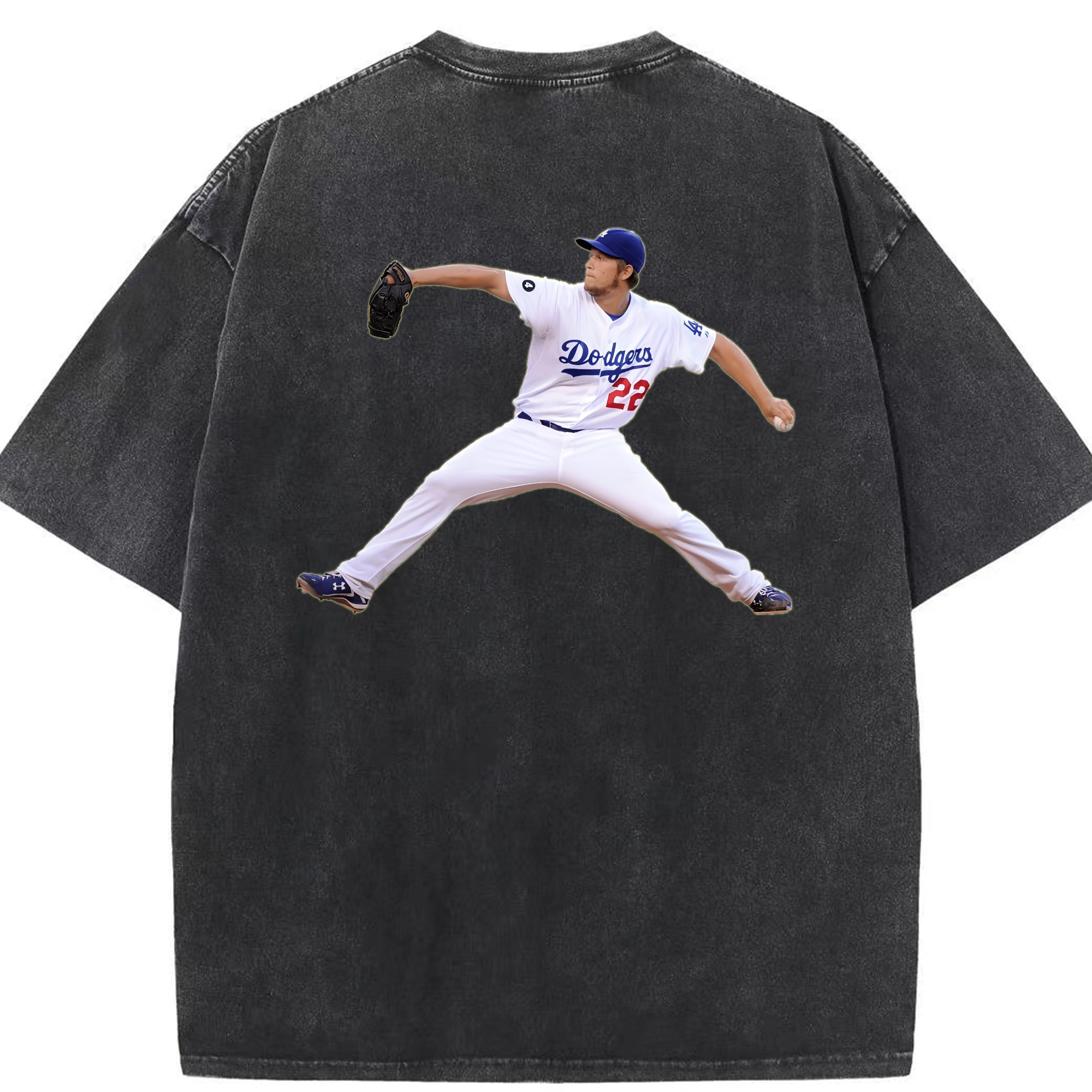  Washed Vintage 230g Cotton Oversized T-Shirt With Back Heat Transfer Print – Soft, Lightweight & Stylish – Comfortable Casual Wear For Sports & Everyday Use