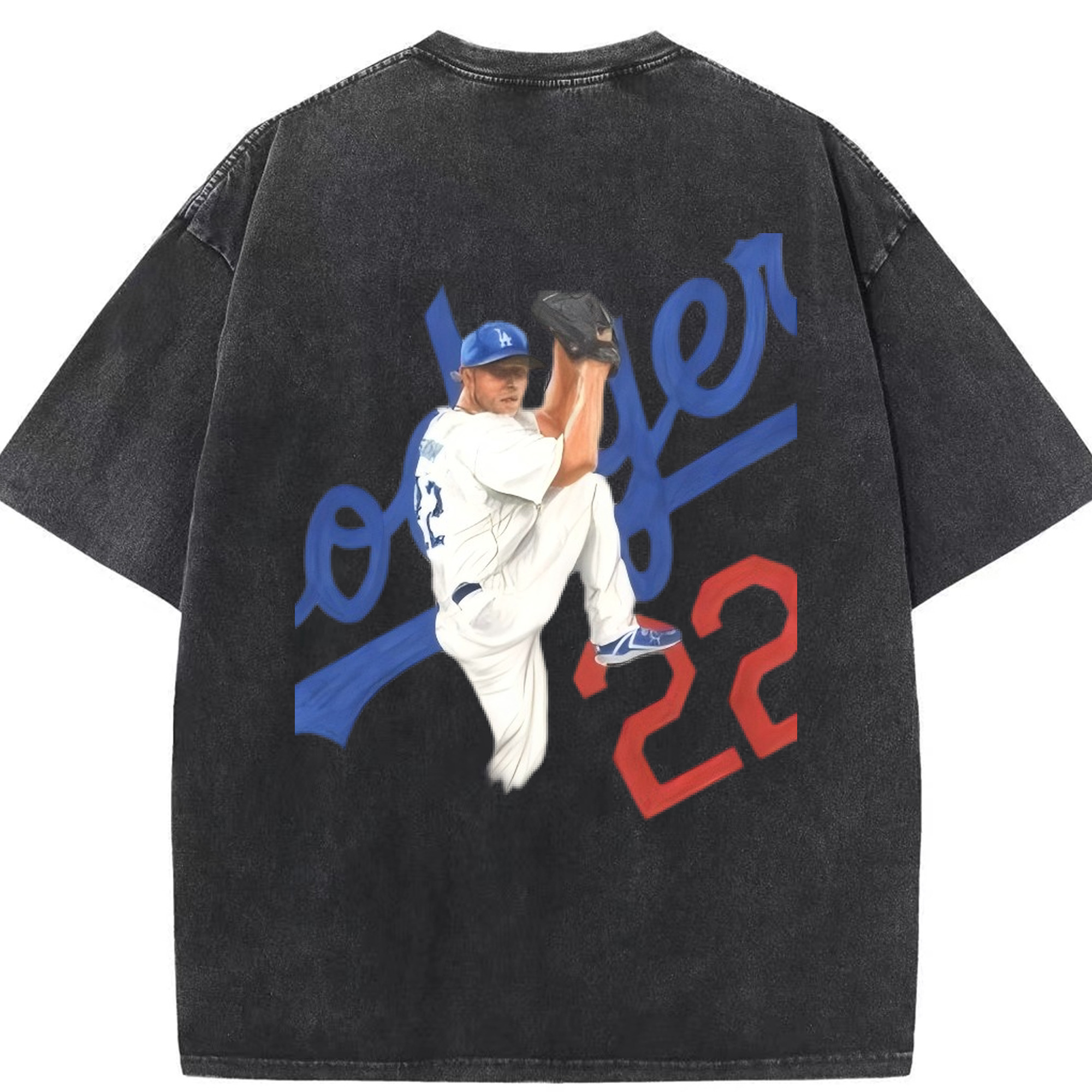  Washed Vintage 230g Cotton Oversized T-Shirt With Back Heat Transfer Print – Soft, Lightweight & Stylish – Comfortable Casual Wear For Sports & Everyday Use