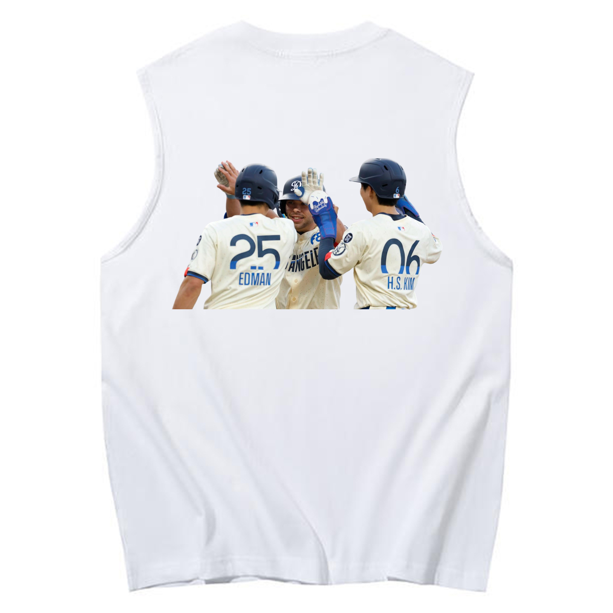  230g Pure Cotton Tank Top With Back Heat Transfer Print – Soft, Lightweight, Fitted Design – Stylish & Comfortable Casual Wear For Sports & Everyday Use