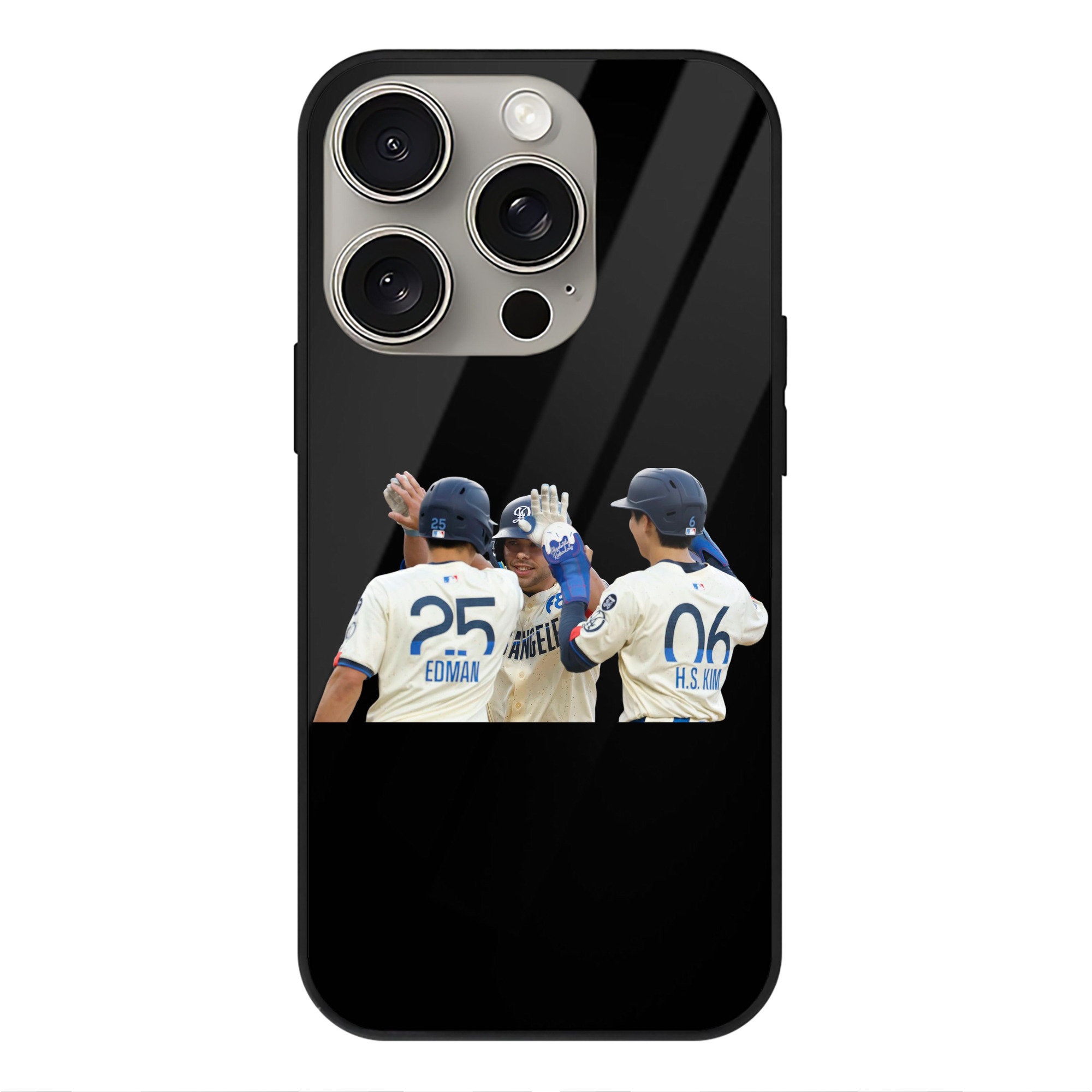  IPhone 15 Pro Mirror Phone Case – UV Printed Glass + TPU – Scratch-Resistant, Wireless Charging Compatible, Precise Fit & Stylish Design