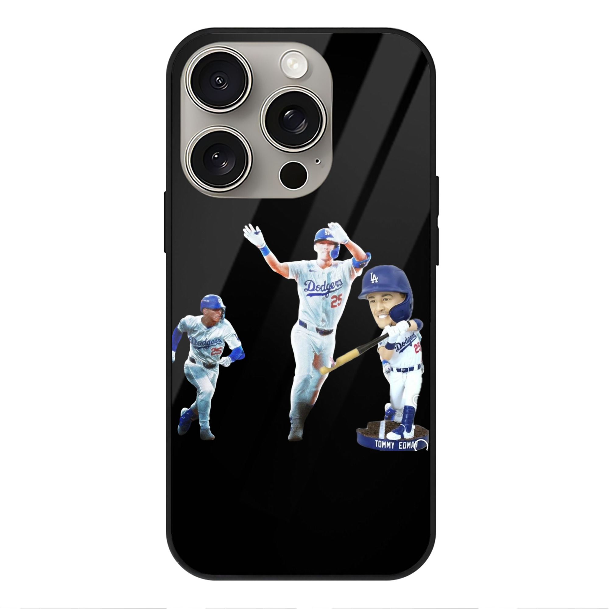  IPhone 15 Pro Mirror Phone Case – UV Printed Glass + TPU – Scratch-Resistant, Wireless Charging Compatible, Precise Fit & Stylish Design