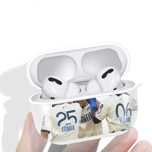  AirPods Pro Hard Case White With Keychain, Durable Flexible PC, Precise Cutouts, Anti-Fingerprint, Yellowing & Scratch Resistant, Full Protection, Washable