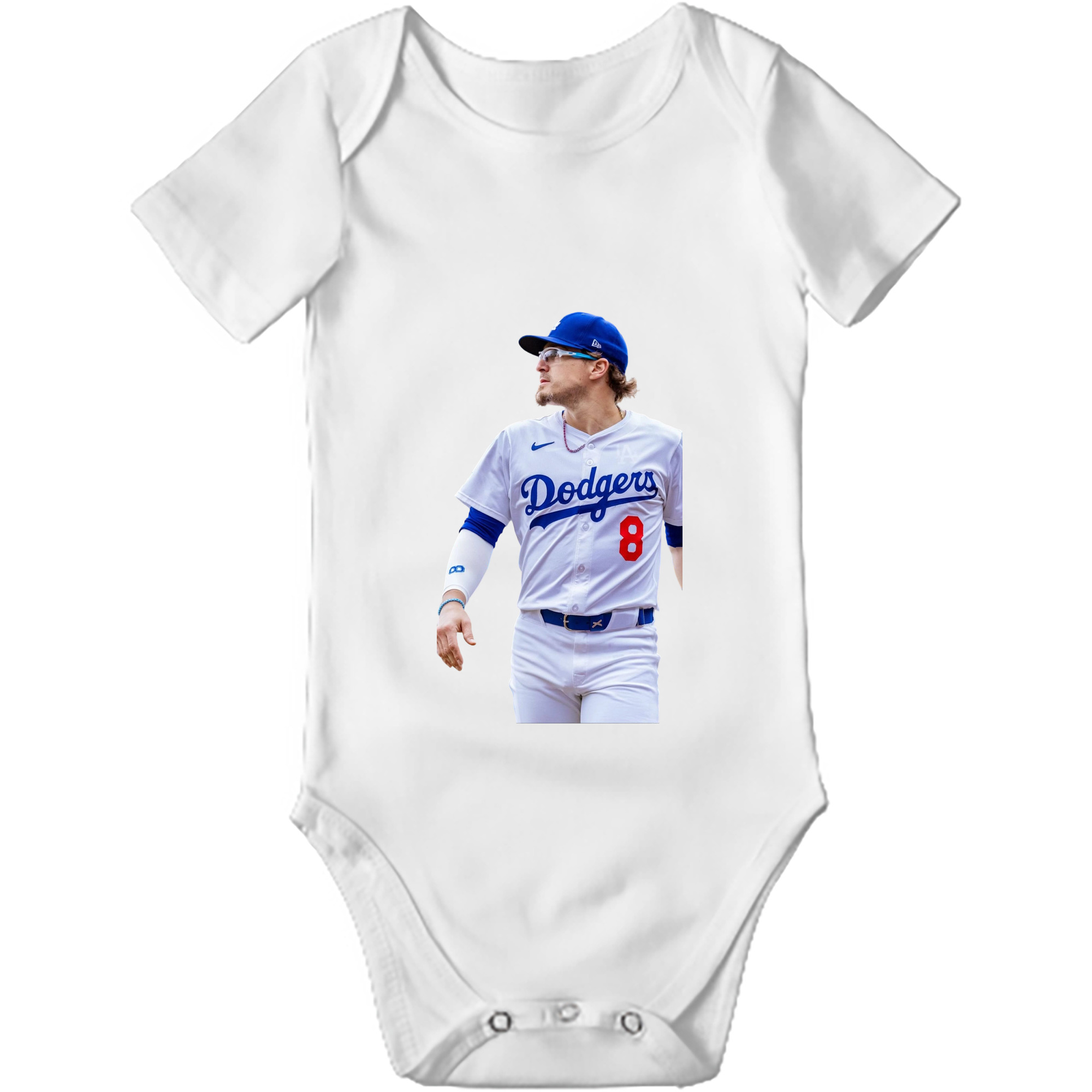  Baby Short Sleeve Romper – 100% Cotton Soft & Breathable Digital Print Onesie With Easy Snap Closure And Envelope Shoulder – Comfortable For Daily Wear & Travel