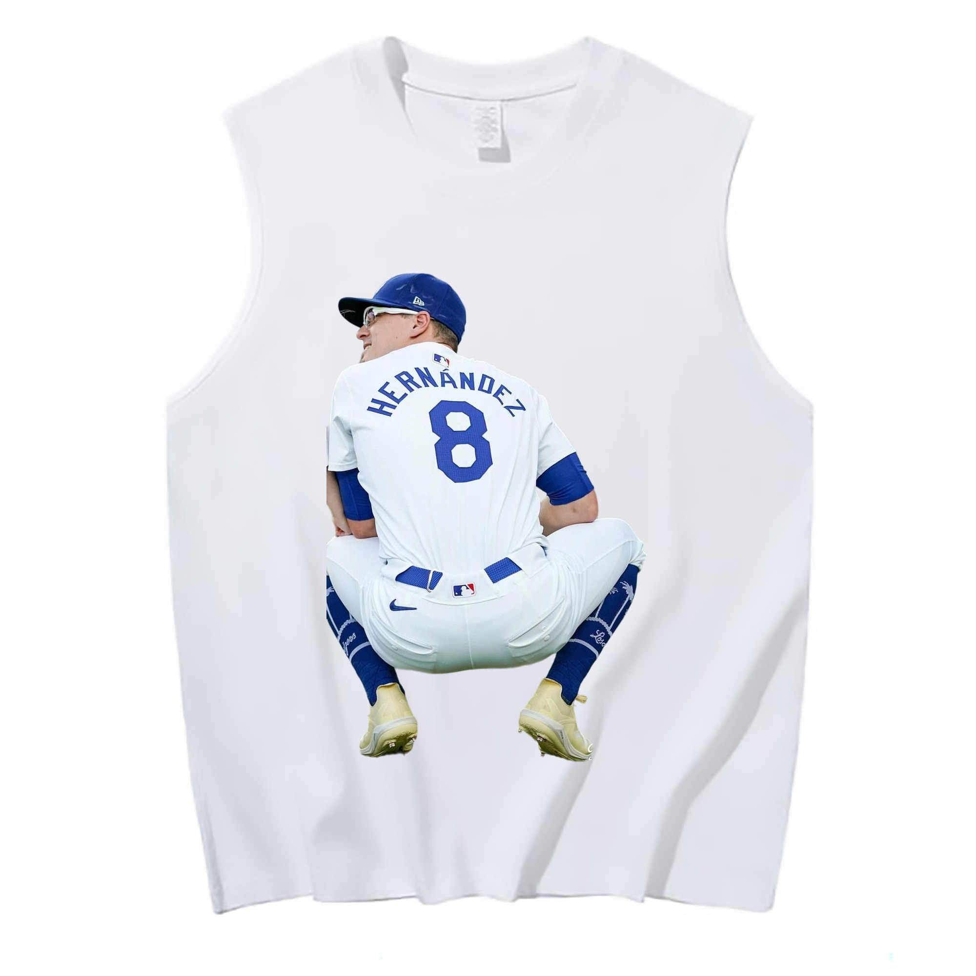  210g Combed Cotton Tank Top With Front Heat Transfer Print – Soft, Lightweight, Fitted Design – Stylish & Comfortable Casual Wear For Sports & Everyday Use