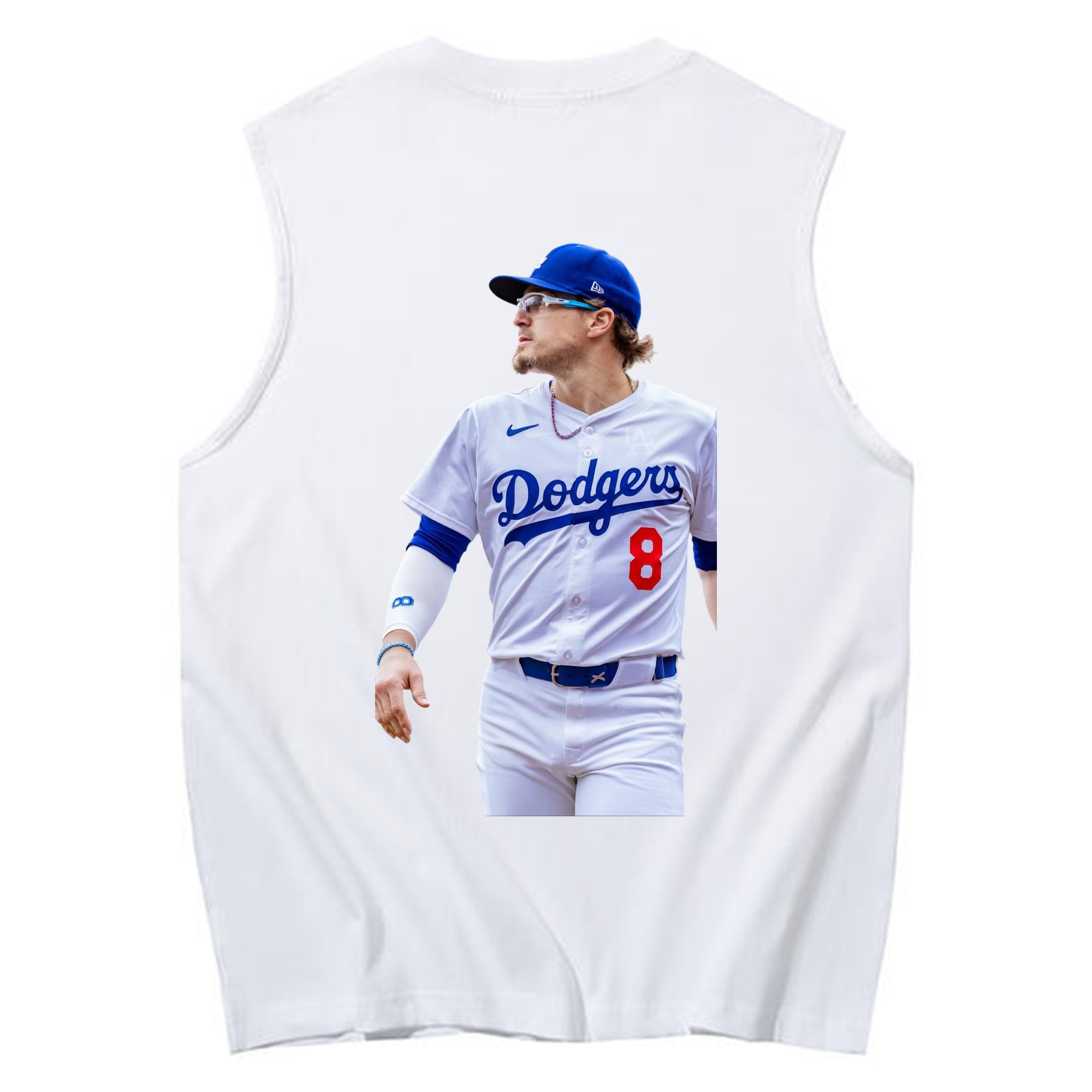  230g Pure Cotton Tank Top With Back Heat Transfer Print – Soft, Lightweight, Fitted Design – Stylish & Comfortable Casual Wear For Sports & Everyday Use