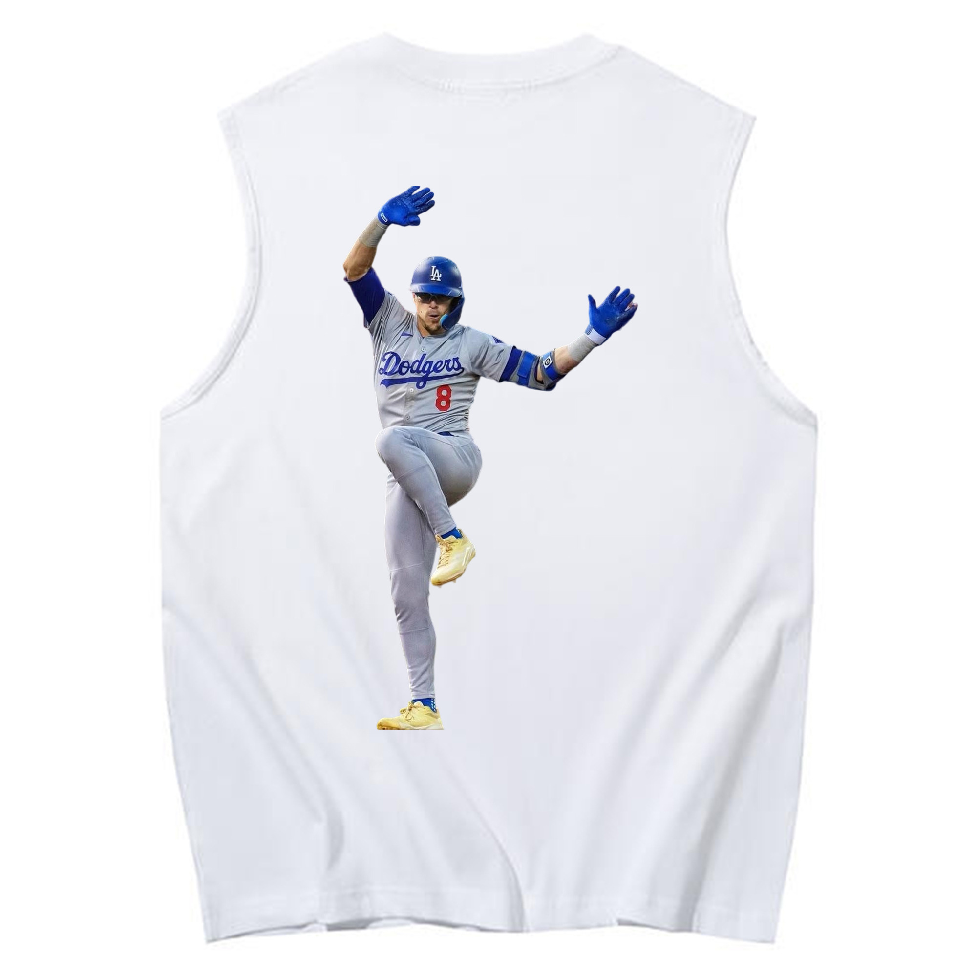  230g Pure Cotton Tank Top With Back Heat Transfer Print – Soft, Lightweight, Fitted Design – Stylish & Comfortable Casual Wear For Sports & Everyday Use