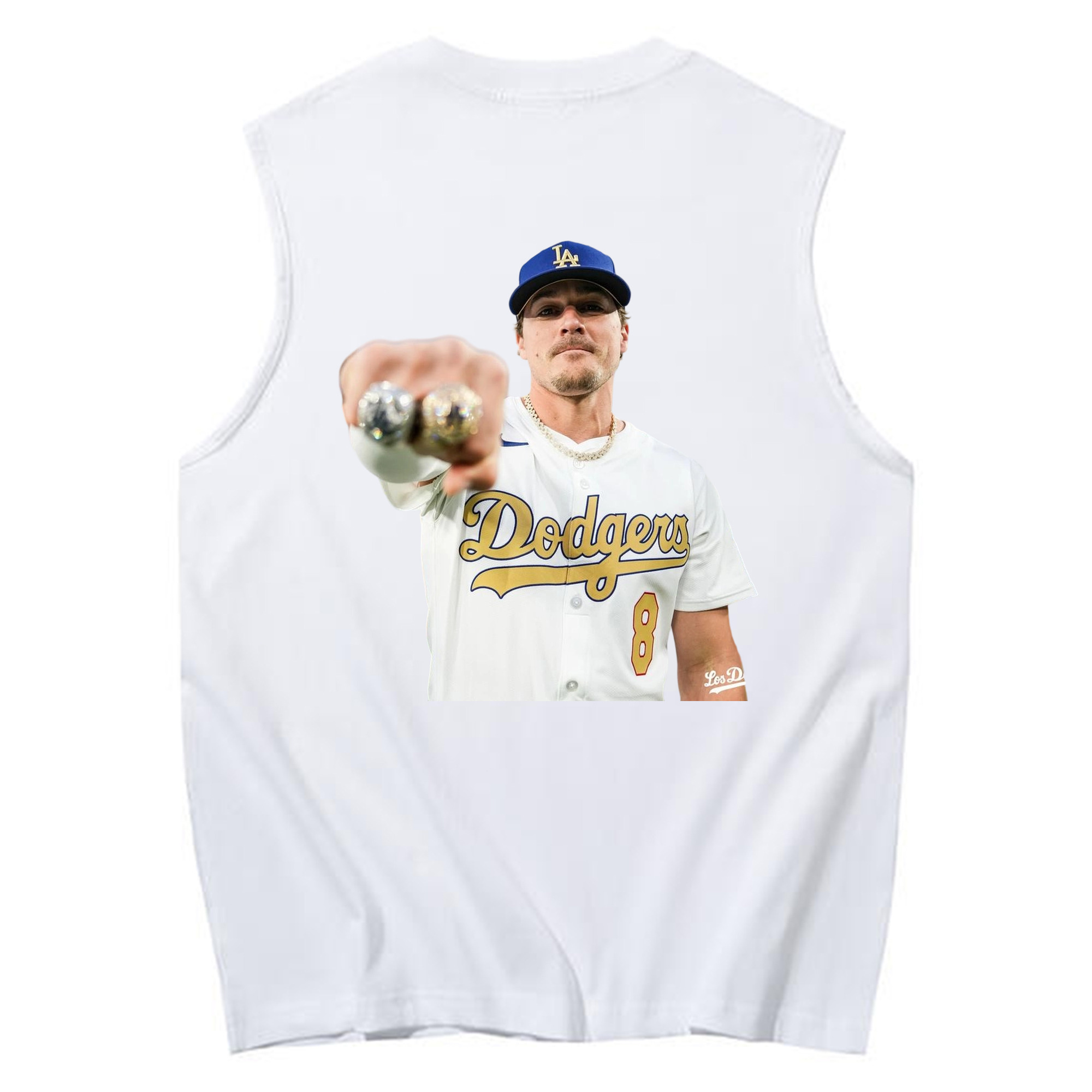  230g Pure Cotton Tank Top With Back Heat Transfer Print – Soft, Lightweight, Fitted Design – Stylish & Comfortable Casual Wear For Sports & Everyday Use