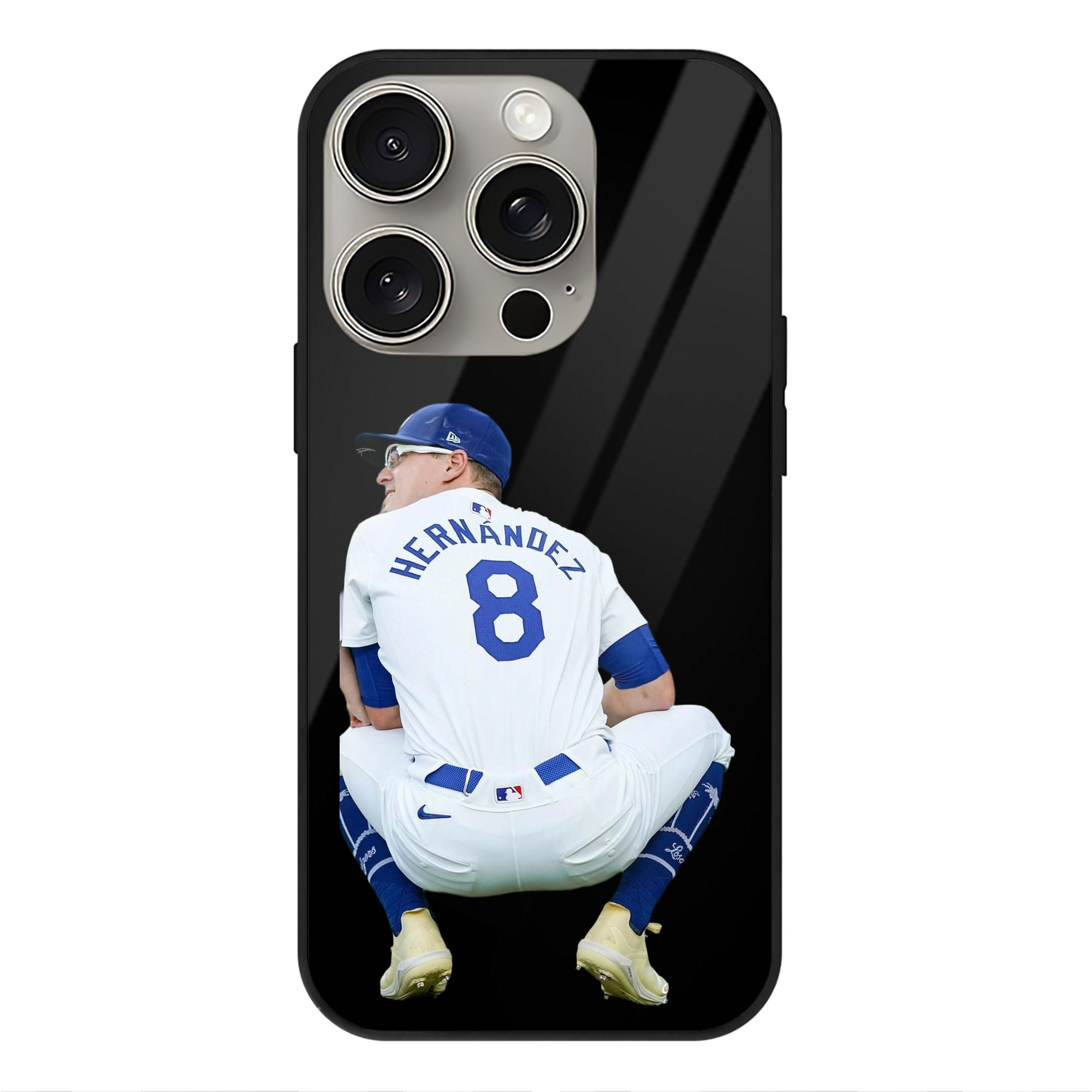  IPhone 15 Pro Mirror Phone Case – UV Printed Glass + TPU – Scratch-Resistant, Wireless Charging Compatible, Precise Fit & Stylish Design