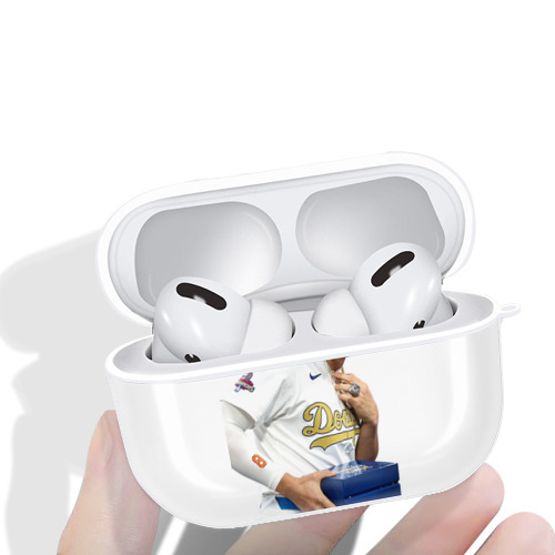  AirPods Pro Hard Case White With Keychain, Durable Flexible PC, Precise Cutouts, Anti-Fingerprint, Yellowing & Scratch Resistant, Full Protection, Washable