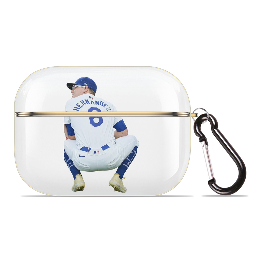  Luxury Gold AirPods Pro Case With Keychain, Flexible PC Material, Full Protection, Precise Cutouts, Anti-Fingerprint, Washable, Durable Design