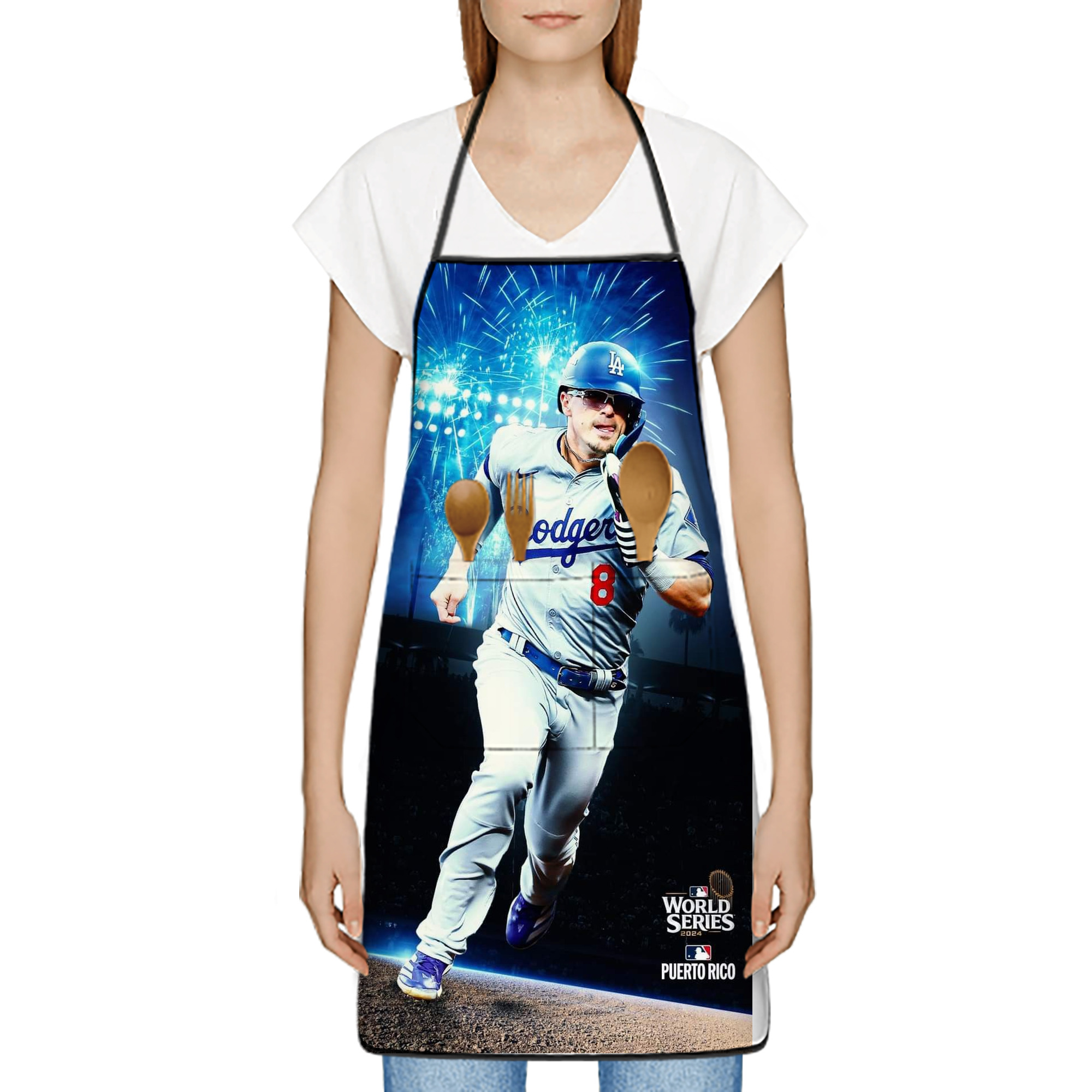  Stain-Resistant Polyester Apron With Pocket – Full Print, Waterproof, Anti-Wrinkle, Anti-Pilling – Ideal For Kitchen, BBQ, Restaurant, Salon & More