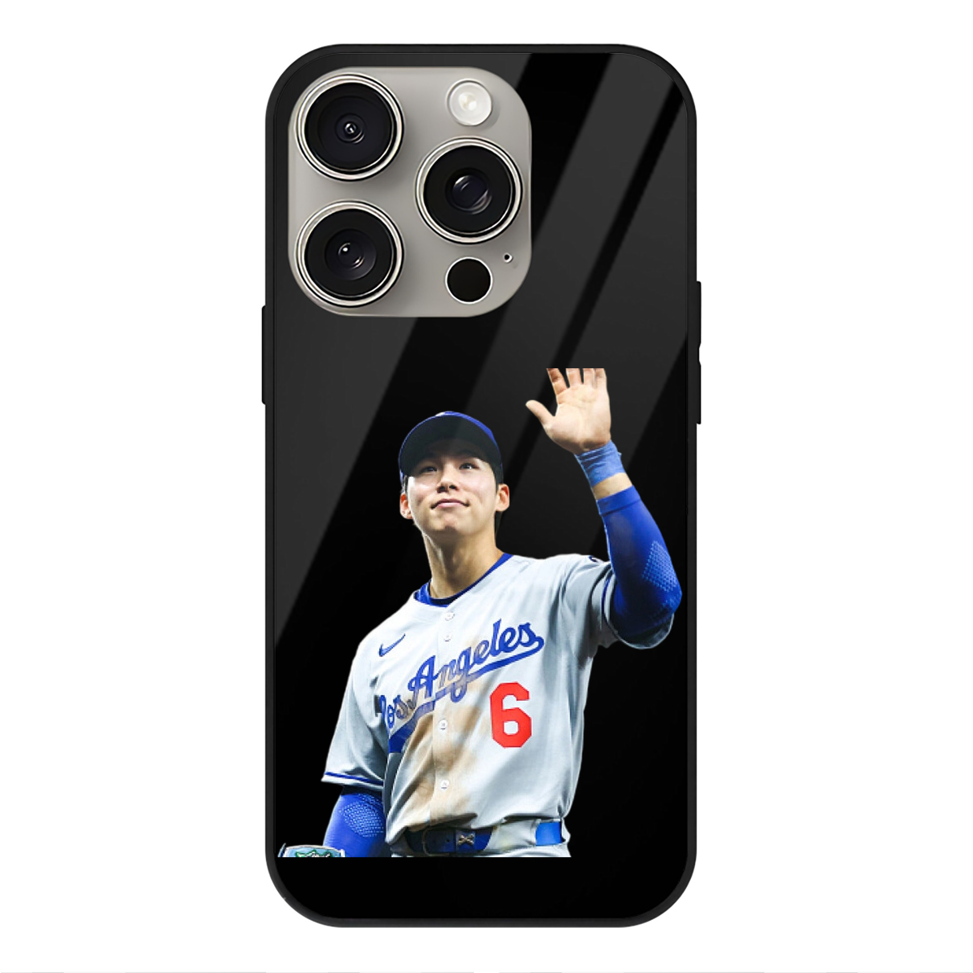  IPhone 15 Pro Mirror Phone Case – UV Printed Glass + TPU – Scratch-Resistant, Wireless Charging Compatible, Precise Fit & Stylish Design