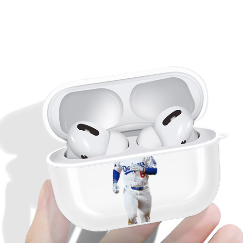  AirPods Pro Hard Case White With Keychain, Durable Flexible PC, Precise Cutouts, Anti-Fingerprint, Yellowing & Scratch Resistant, Full Protection, Washable