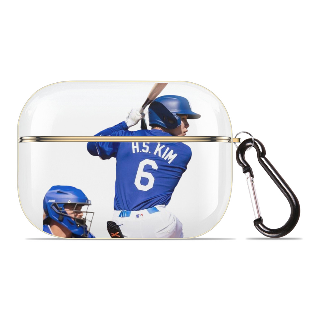  Luxury Gold AirPods Pro Case With Keychain, Flexible PC Material, Full Protection, Precise Cutouts, Anti-Fingerprint, Washable, Durable Design