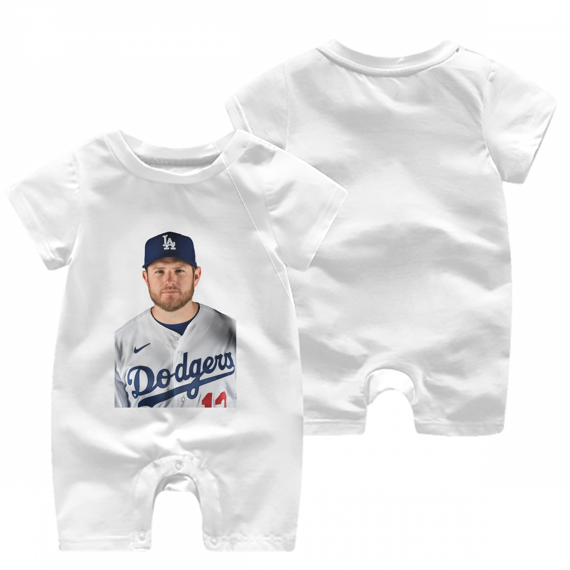  Baby Short Sleeve Onesie – 100% Cotton Soft & Breathable Digital Print Romper – Double-Sided Print, Snap Closure For Easy Diaper Changes – Comfortable For Boys & Girls