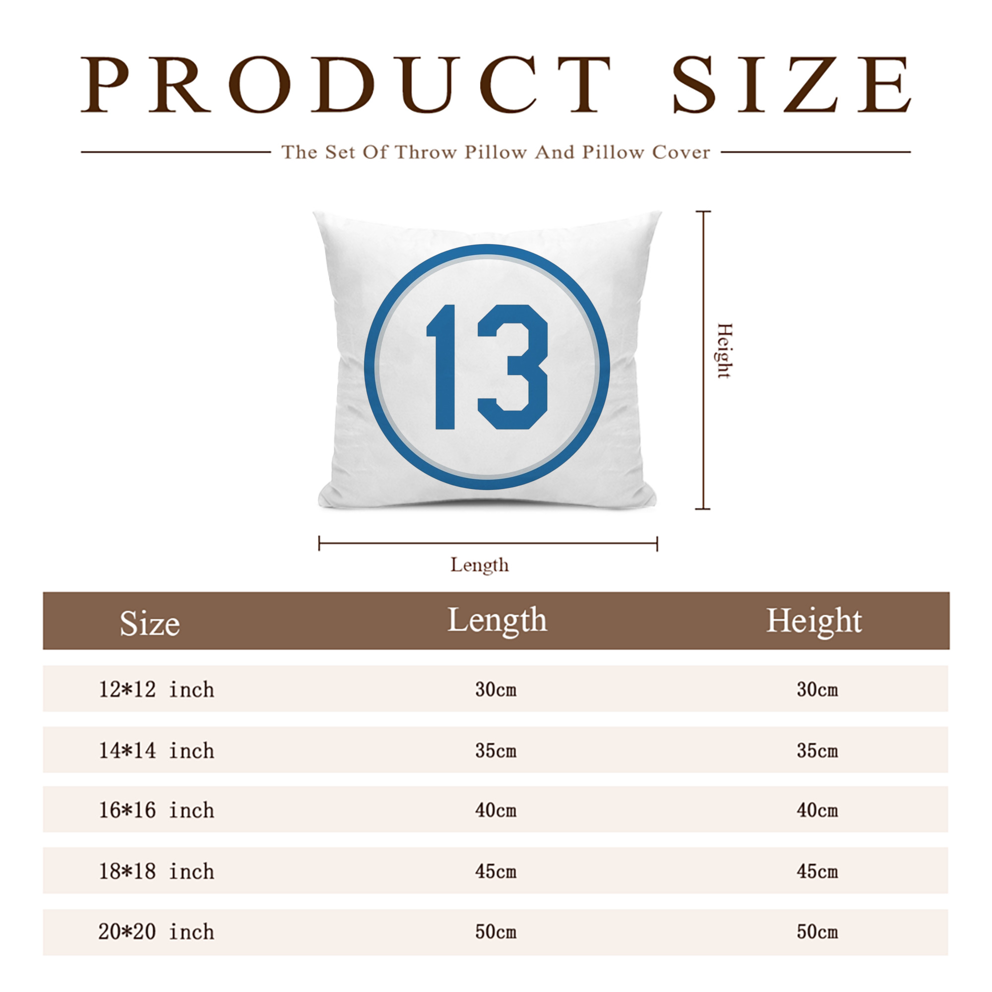  Soft Polyester Pillow Cover With Insert – Double-Sided Design, Invisible Zipper, Durable & Breathable – Easy Care Cushion Set