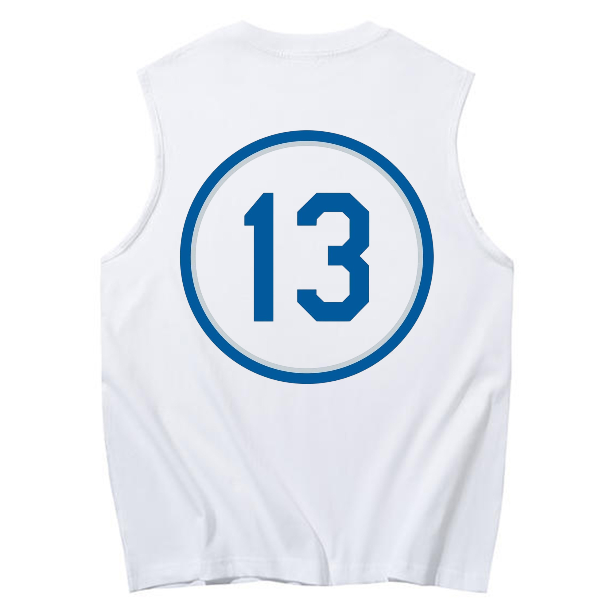  230g Pure Cotton Tank Top With Back Heat Transfer Print – Soft, Lightweight, Fitted Design – Stylish & Comfortable Casual Wear For Sports & Everyday Use