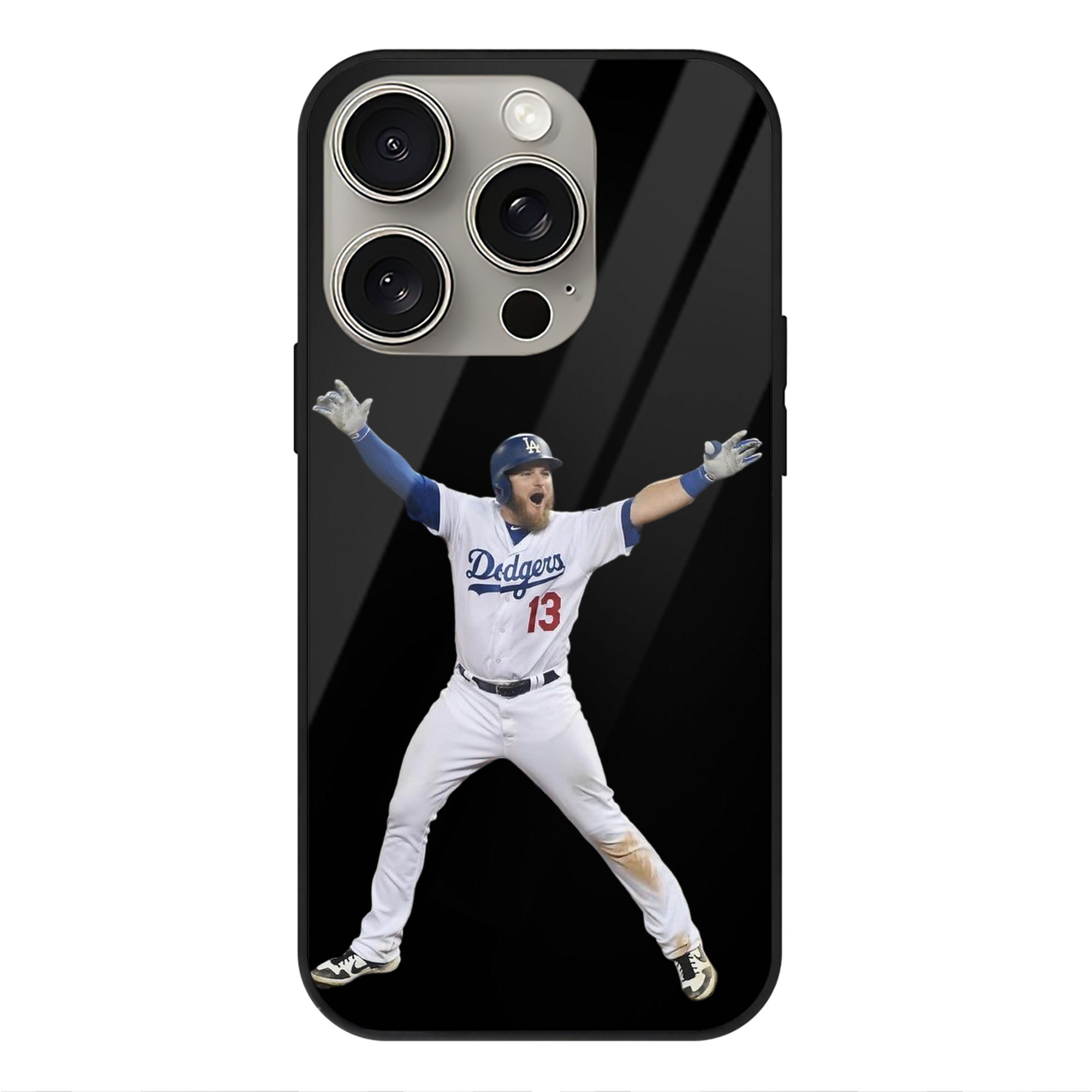  IPhone 15 Pro Mirror Phone Case – UV Printed Glass + TPU – Scratch-Resistant, Wireless Charging Compatible, Precise Fit & Stylish Design