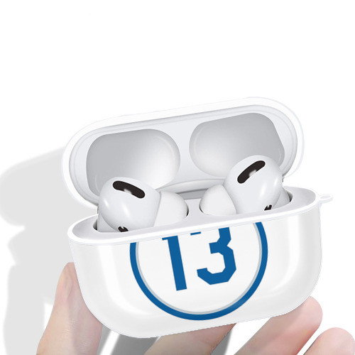  AirPods Pro Hard Case White With Keychain, Durable Flexible PC, Precise Cutouts, Anti-Fingerprint, Yellowing & Scratch Resistant, Full Protection, Washable