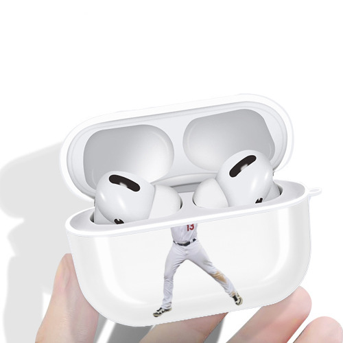  AirPods Pro Hard Case White With Keychain, Durable Flexible PC, Precise Cutouts, Anti-Fingerprint, Yellowing & Scratch Resistant, Full Protection, Washable