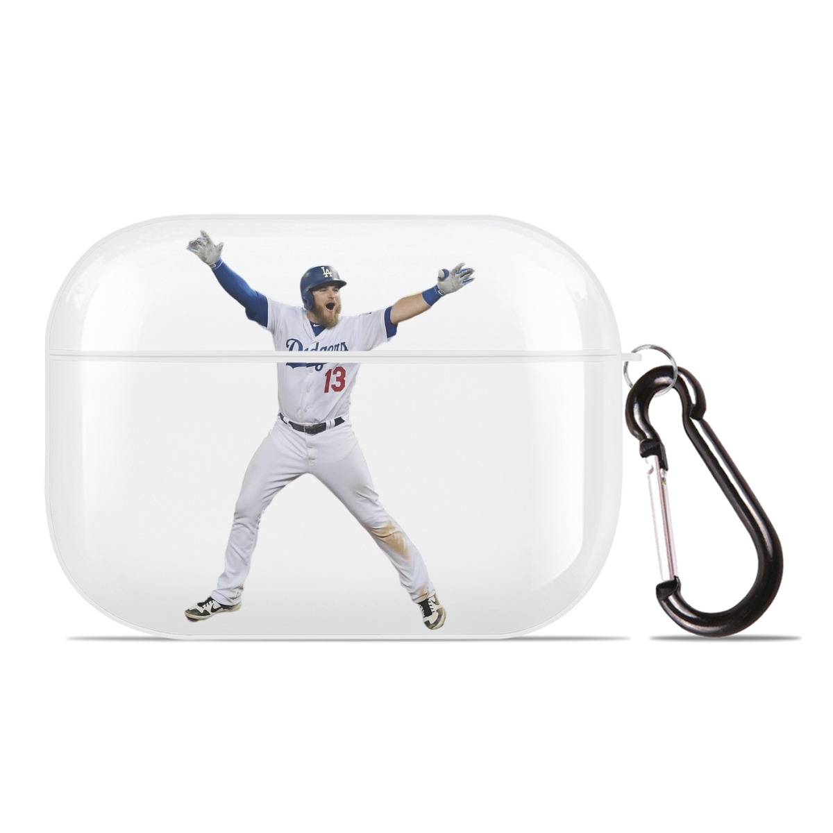  AirPods Pro Hard Case White With Keychain, Durable Flexible PC, Precise Cutouts, Anti-Fingerprint, Yellowing & Scratch Resistant, Full Protection, Washable