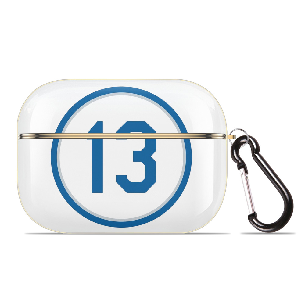  Luxury Gold AirPods Pro Case With Keychain, Flexible PC Material, Full Protection, Precise Cutouts, Anti-Fingerprint, Washable, Durable Design