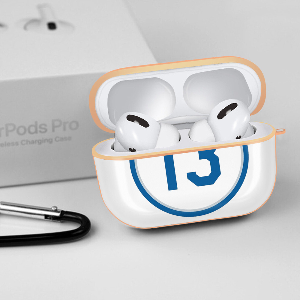  AirPods Pro Protective Case Rose Gold, Flexible PC Material, Precise Fit, Anti-Slip Cover, Full Protection, Fingerprint Resistant, Washable With Keychain