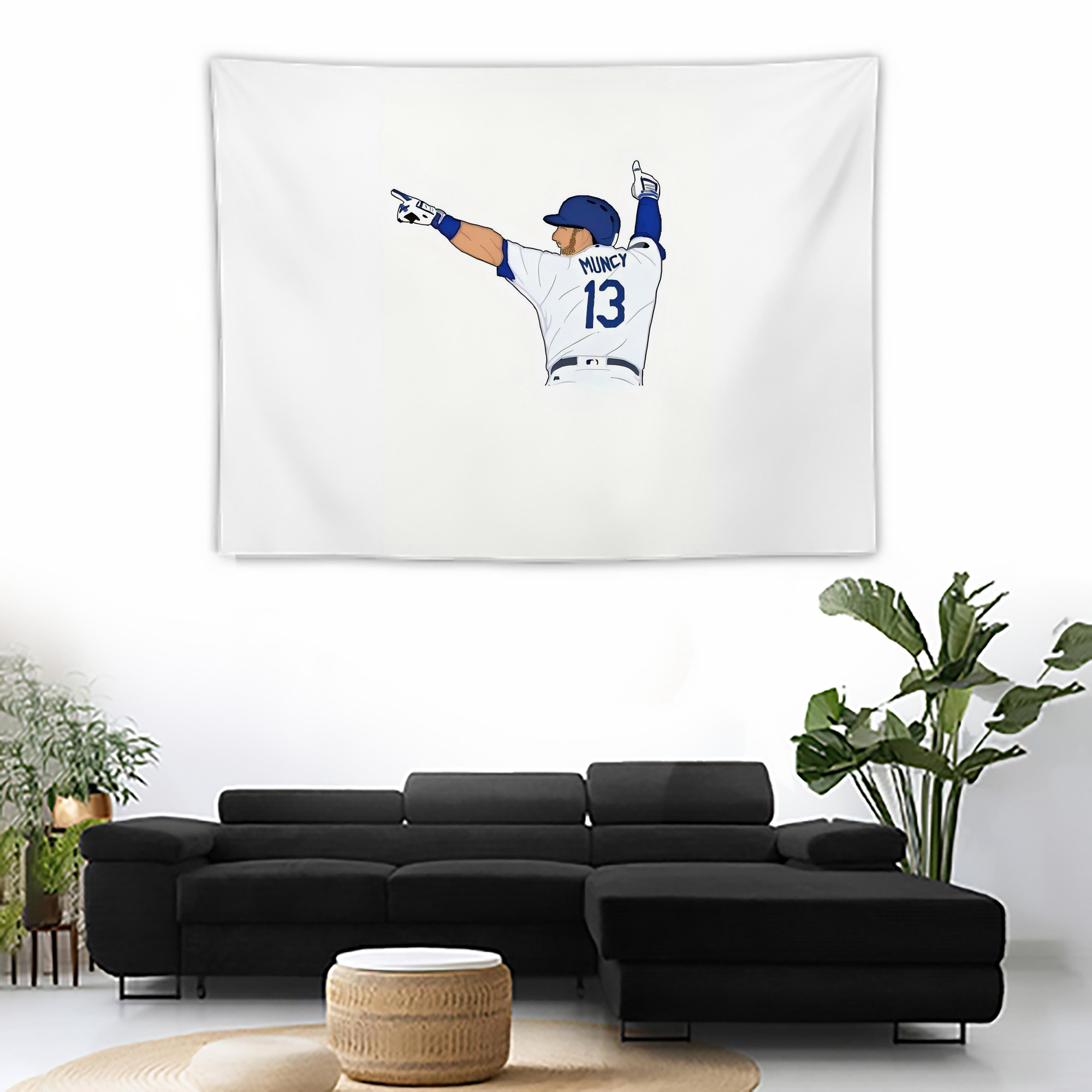  Wall Tapestry For Bedroom Aesthetic – Boho Style Polyester Fabric Wall Hanging With Hooks – 60 X 90 Inch Large Size, Lightweight, Durable, Easy To Hang