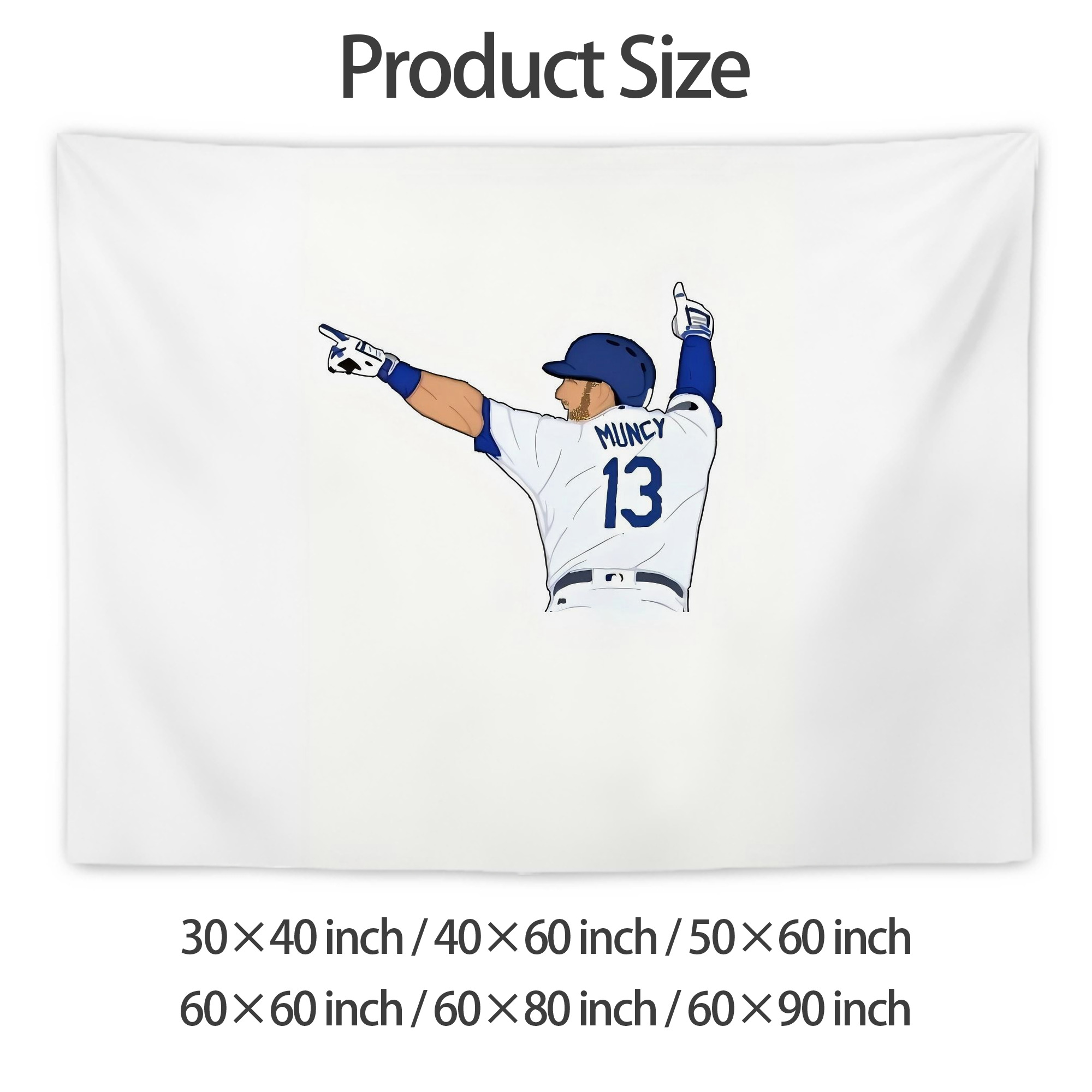  Wall Tapestry For Bedroom Aesthetic – Boho Style Polyester Fabric Wall Hanging With Hooks – 60 X 90 Inch Large Size, Lightweight, Durable, Easy To Hang