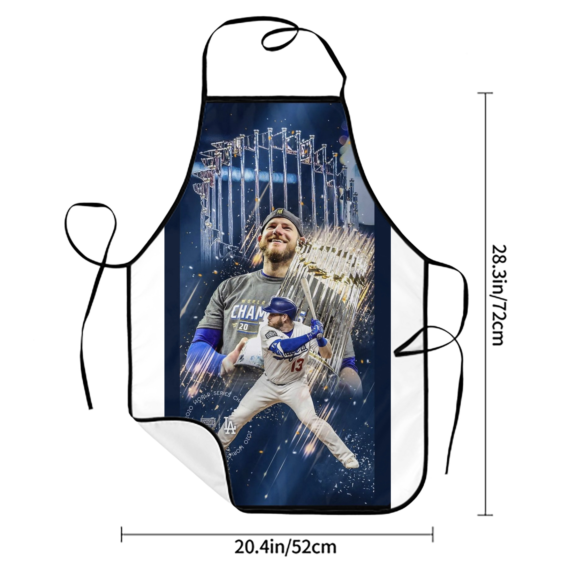  Stain-Resistant Polyester Apron With Pocket – Full Print, Waterproof, Anti-Wrinkle, Anti-Pilling – Ideal For Kitchen, BBQ, Restaurant, Salon & More